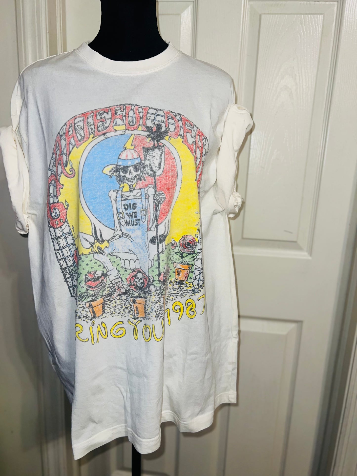 Grateful Dead Oversized Distressed Tee