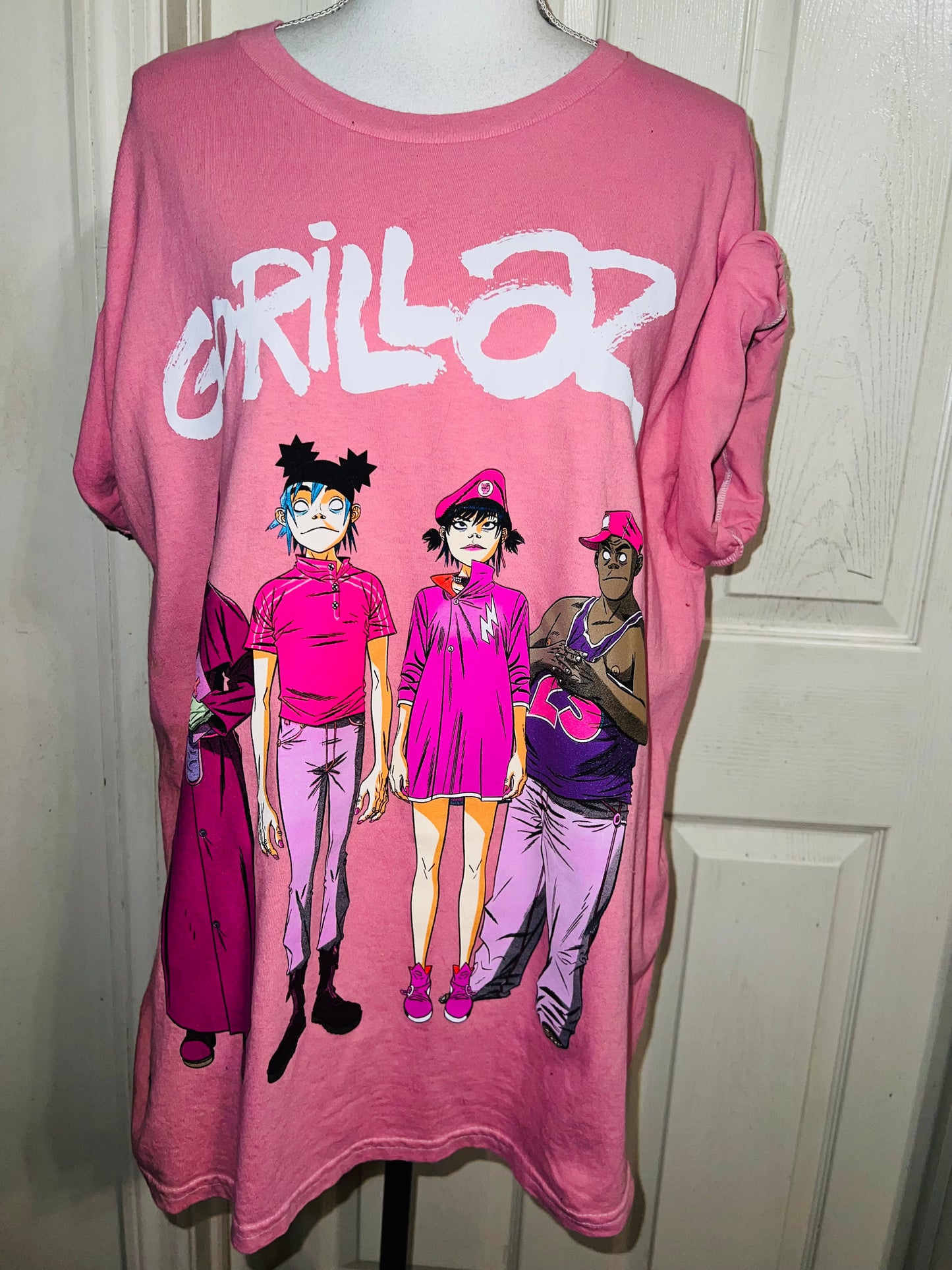 Gorillaz Oversized Distressed Tee