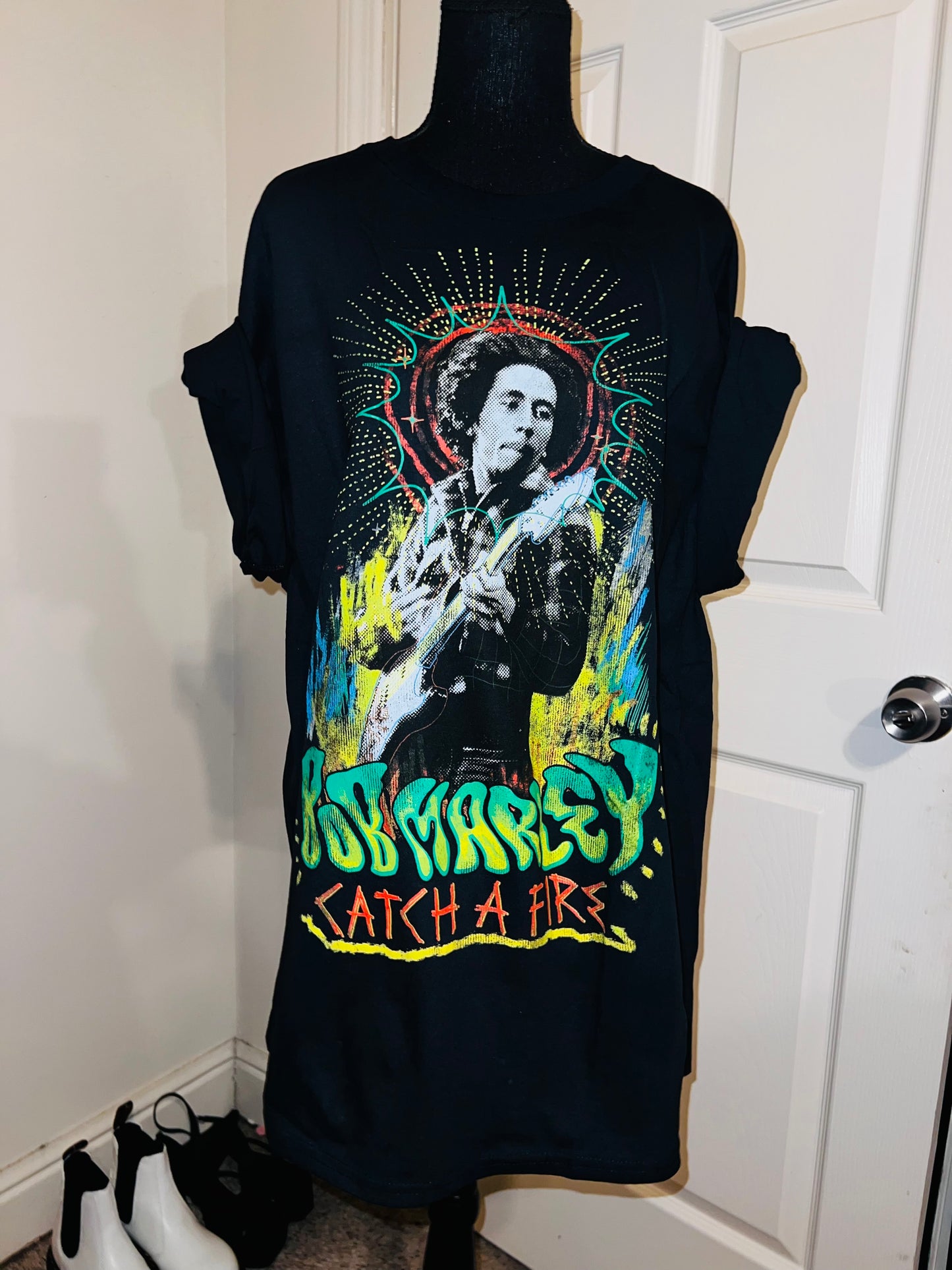 Bob Marley Double Sided Oversized Tee