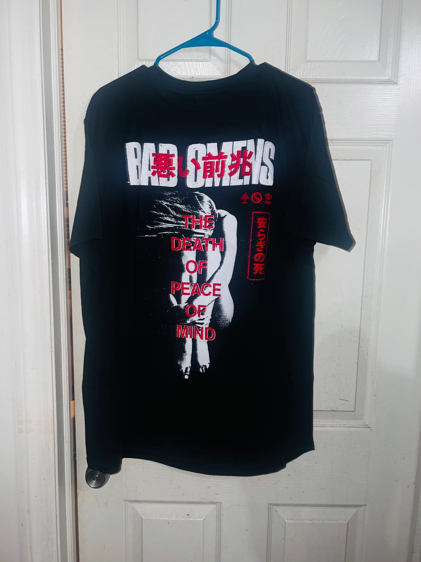 Bad Omens Oversized Distressed Tee