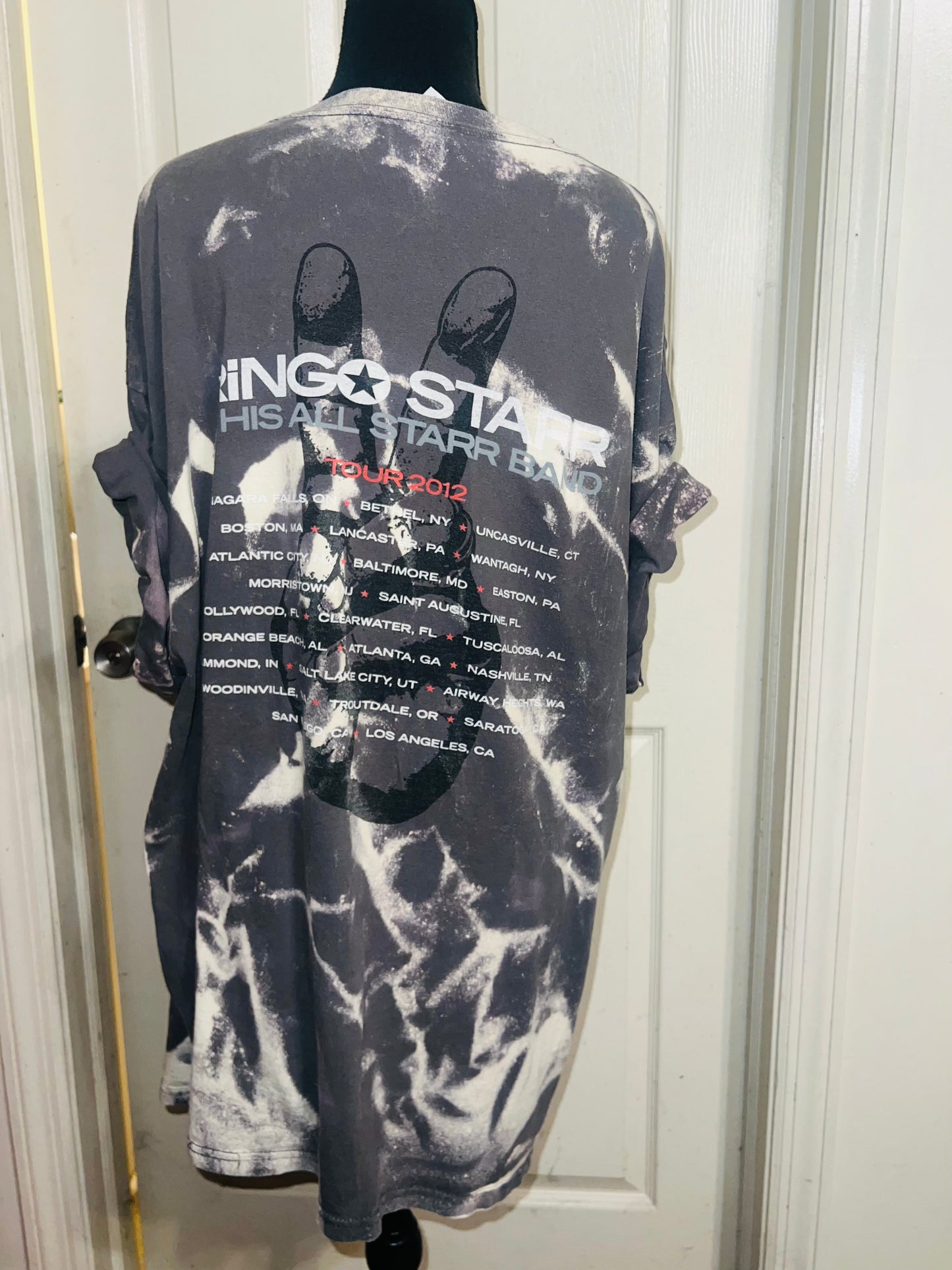 Bleached Ringo Starr Vintage Double Sided Tee