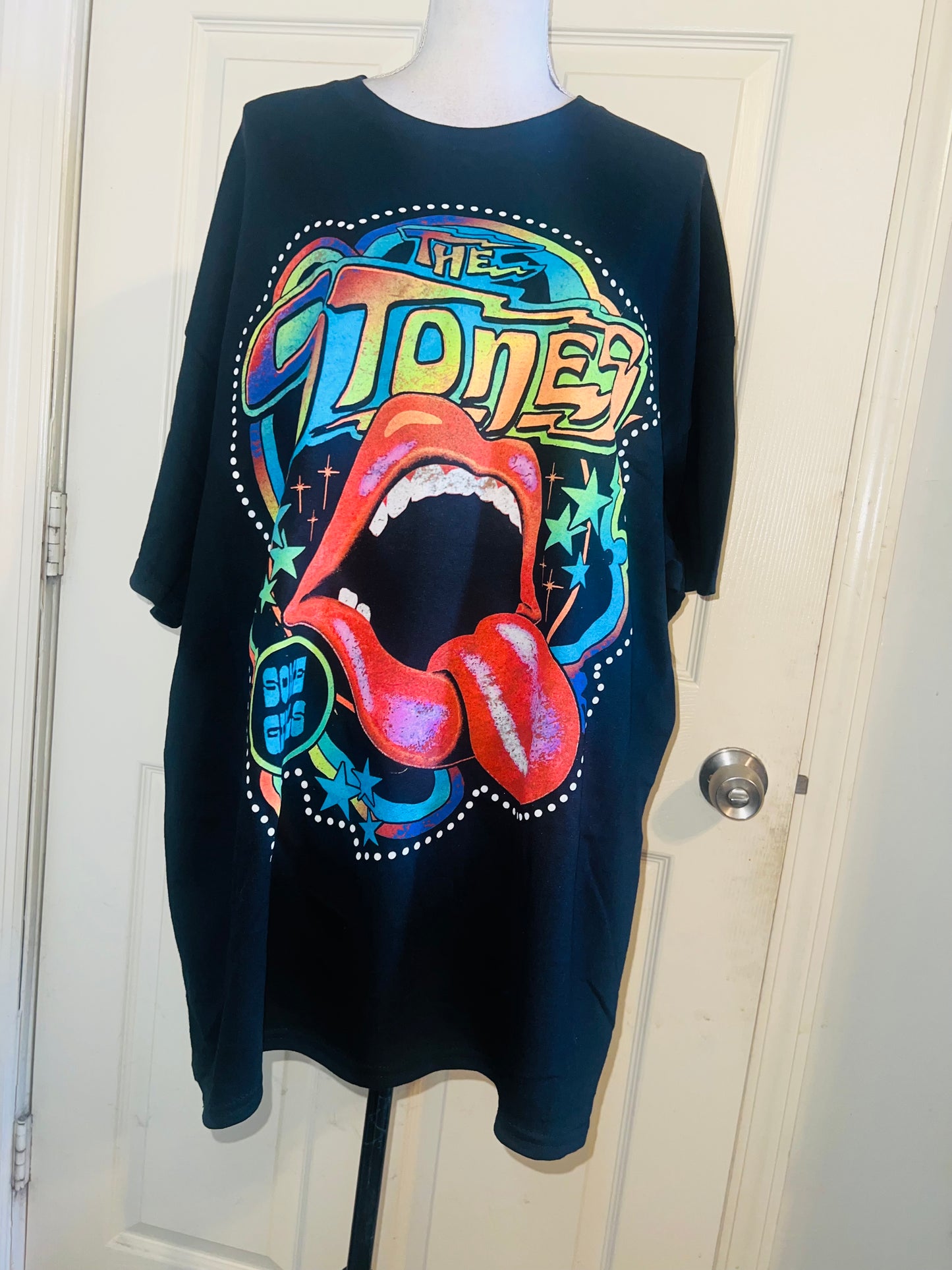 Rolling Stones Oversized Distressed Tee
