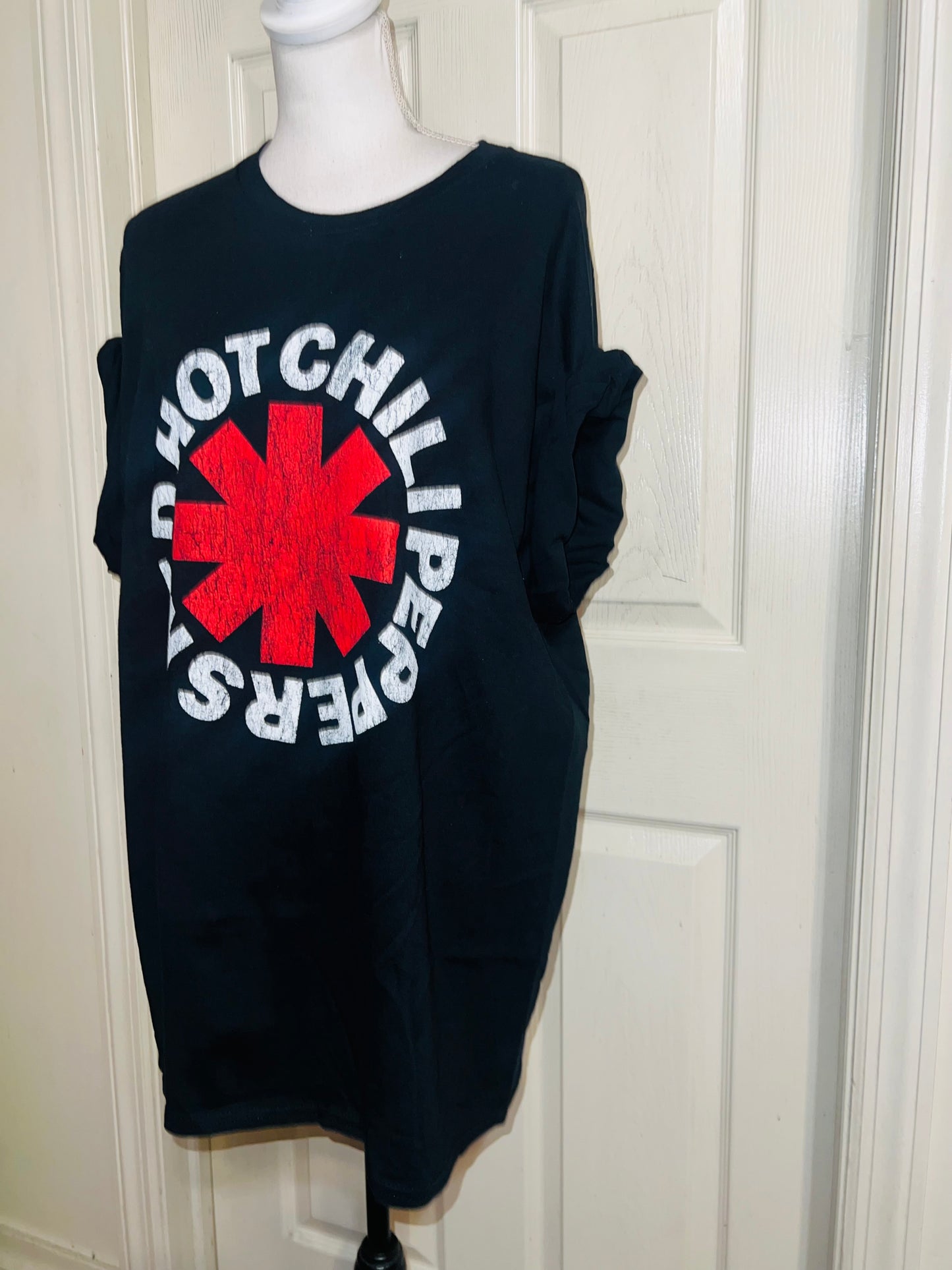 Red Hot Chili Peppers Oversized Distressed Tee