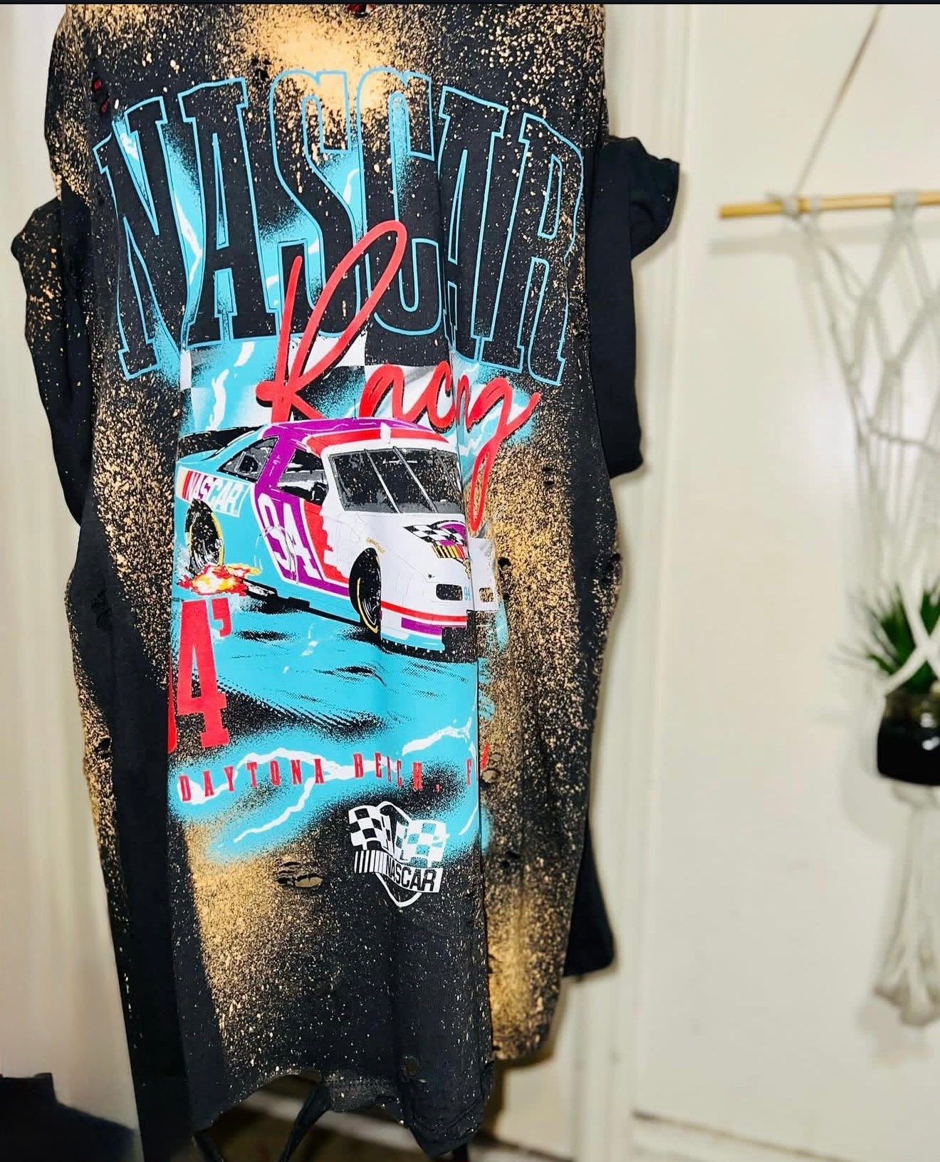 NASCAR Oversized Distressed Tee