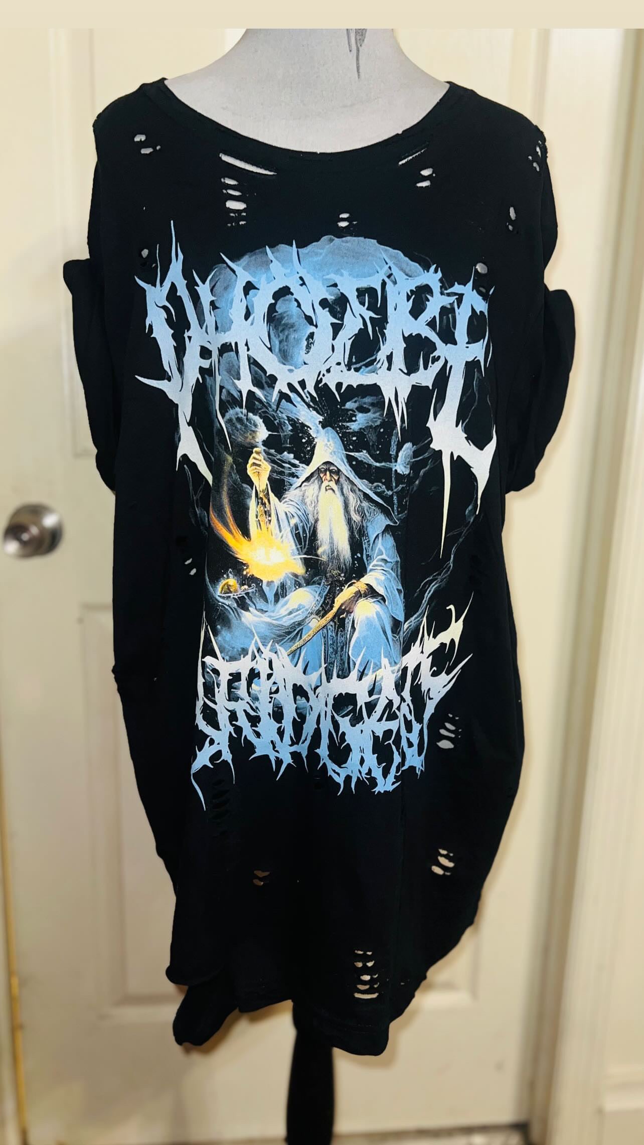 Phoebe Bridgers Oversized Distressed Tee