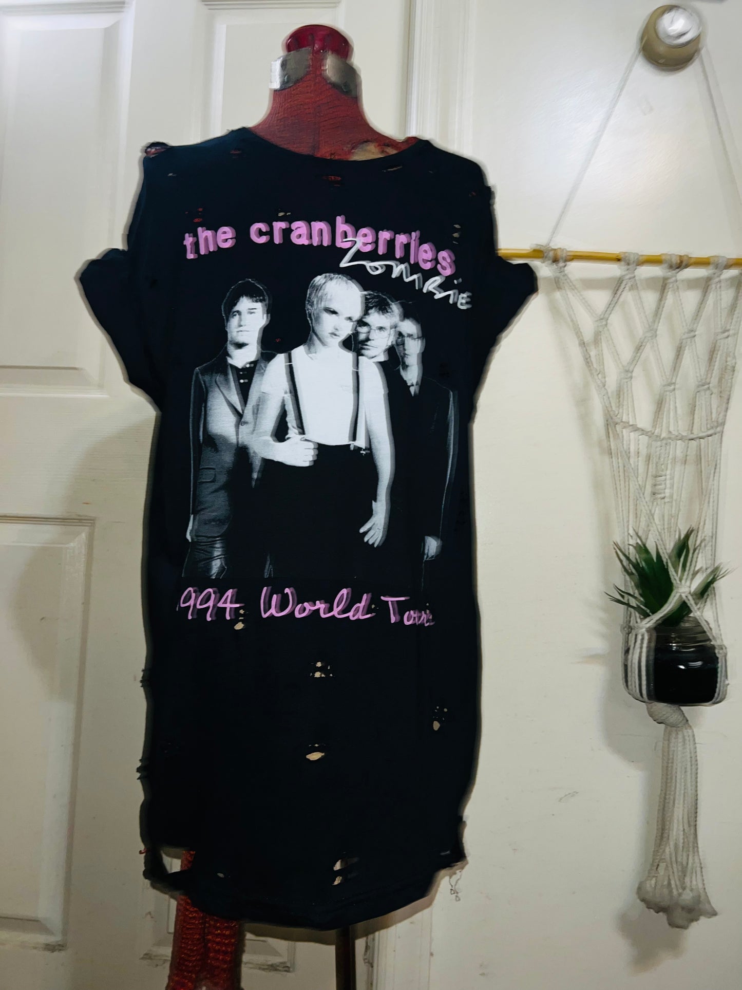 The Cranberries Oversized Distressed Tee