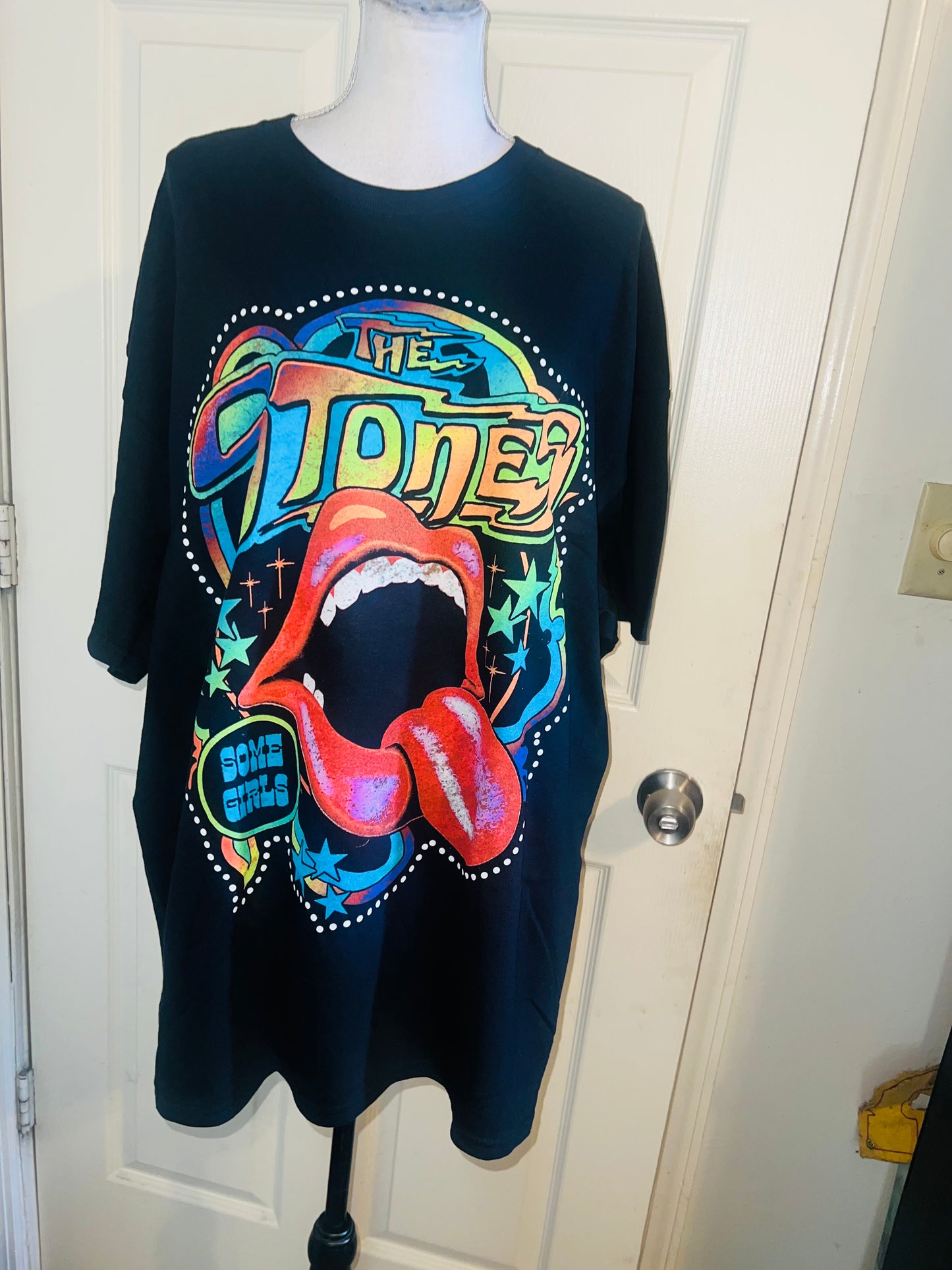 Rolling Stones Oversized Distressed Tee