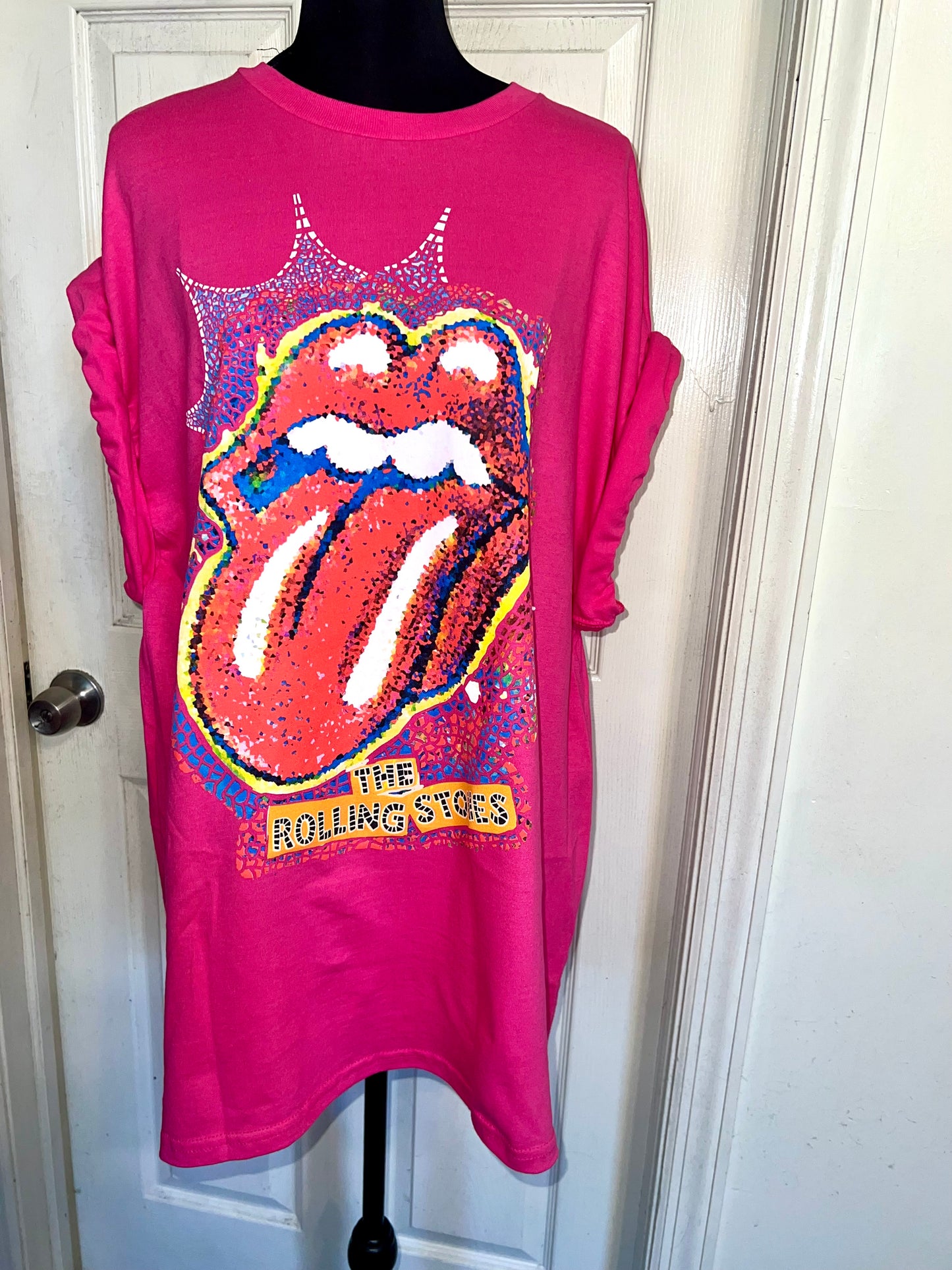 Rolling Stones Oversized Distressed Tee