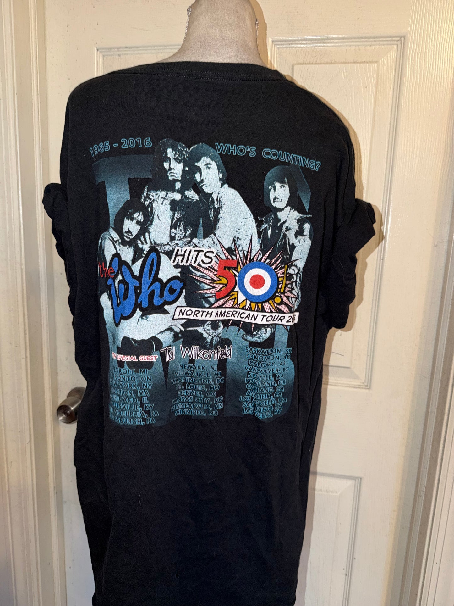 The Who Oversized Distressed Tee