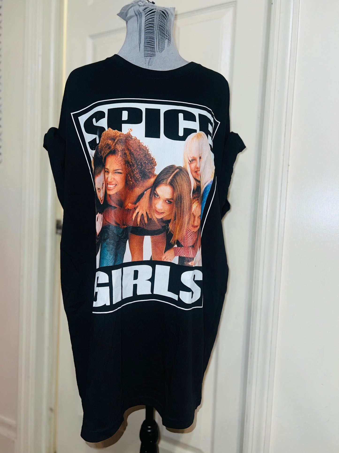 The Spice Girls Oversized Distressed Tee