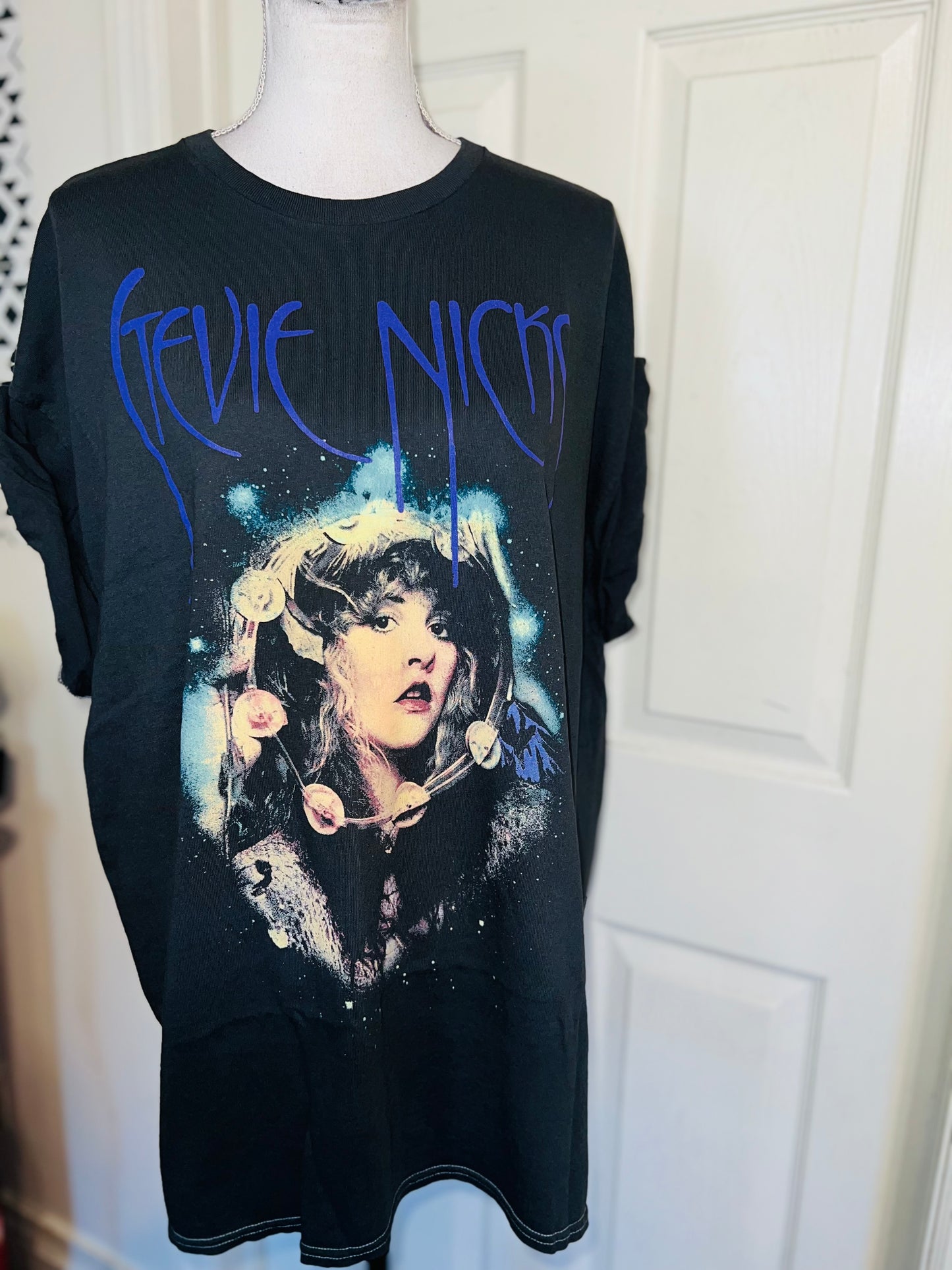 Stevie Nicks Oversized Distressed Tee