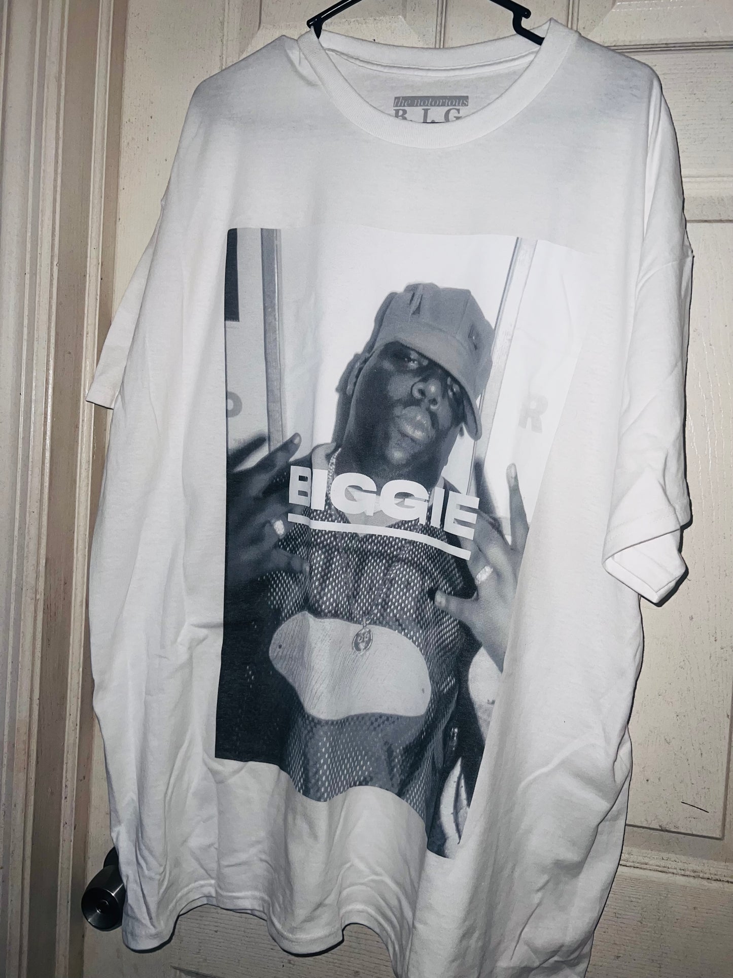 Biggie Smalls Oversized Distressed Tee