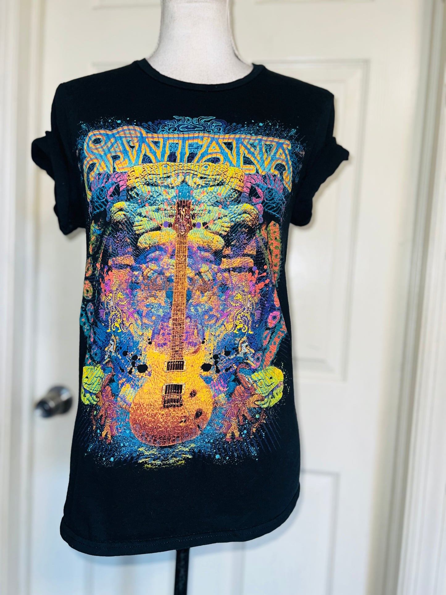 Santana Vintage Oversized Distressed Tee