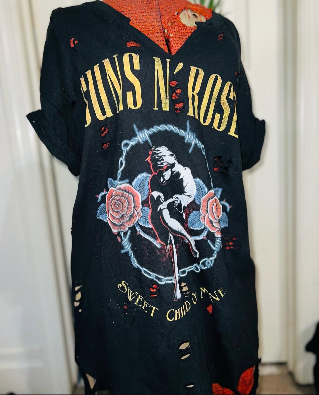 Guns n’ Roses Oversized Distressed Tee