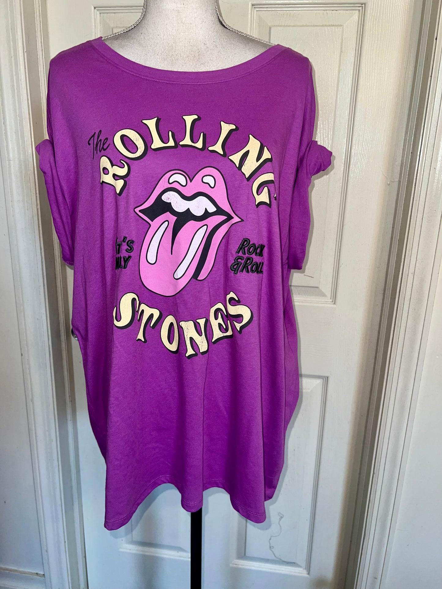 The Rolling Stones Oversized Distressed Tee