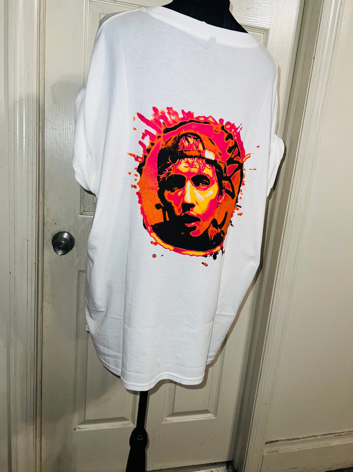 Rush Double Sided Oversized Distressed Tee