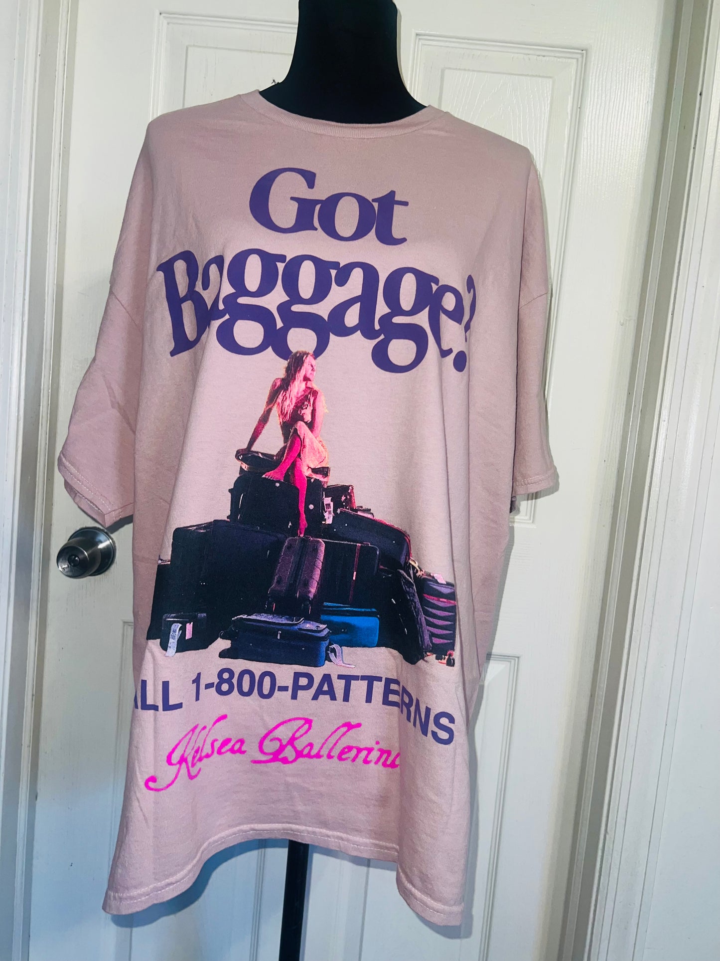 Kelsea Ballerini Oversized Distressed Tee