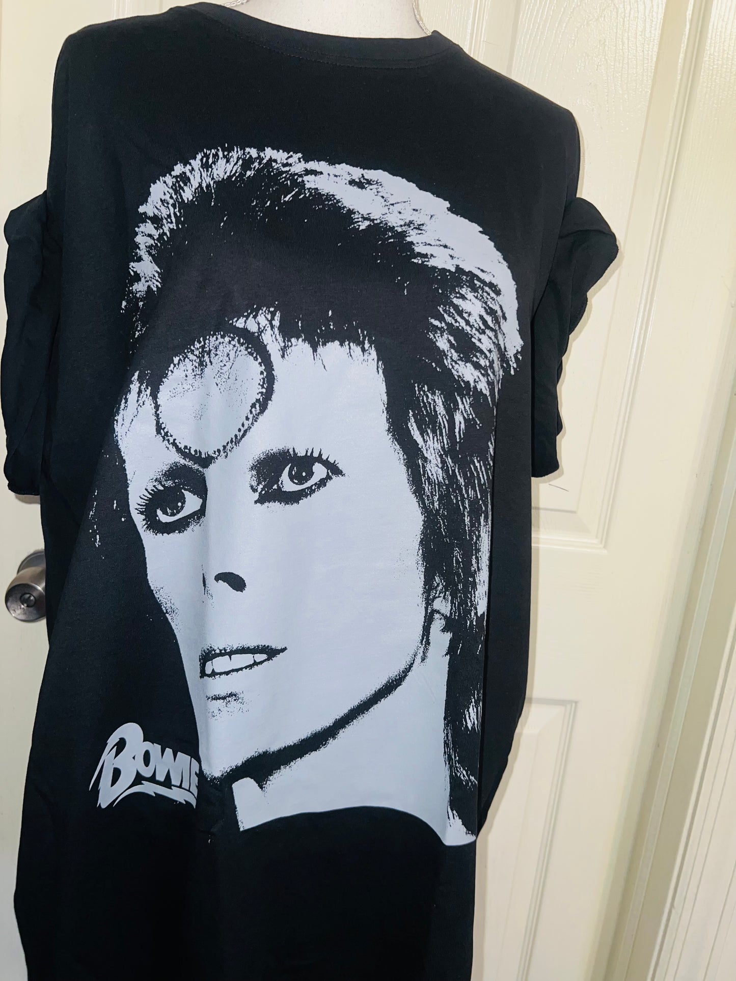 David Bowie Oversized Distressed Tee