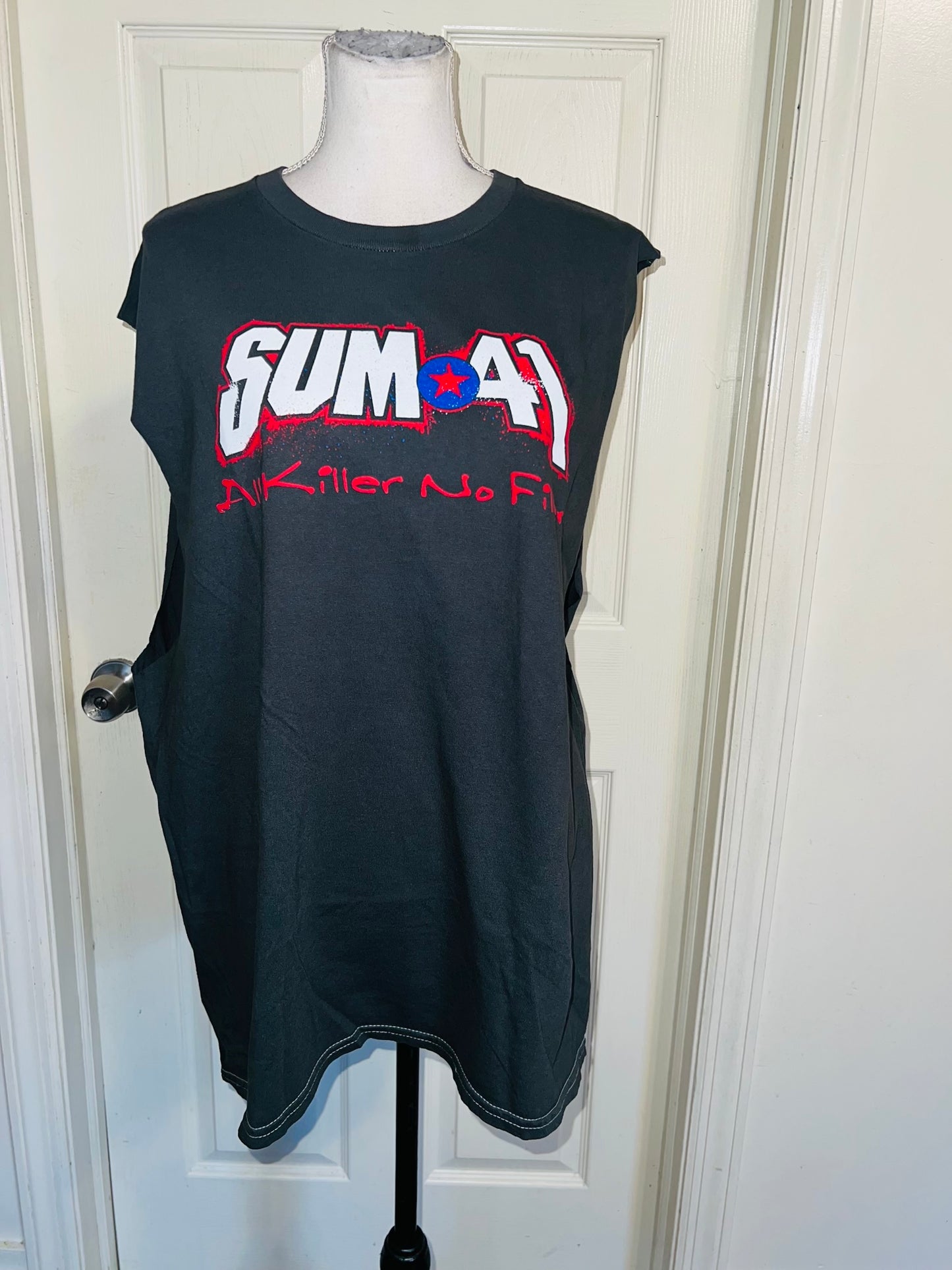 Sum 41 Double Sided Oversized Distressed Tank