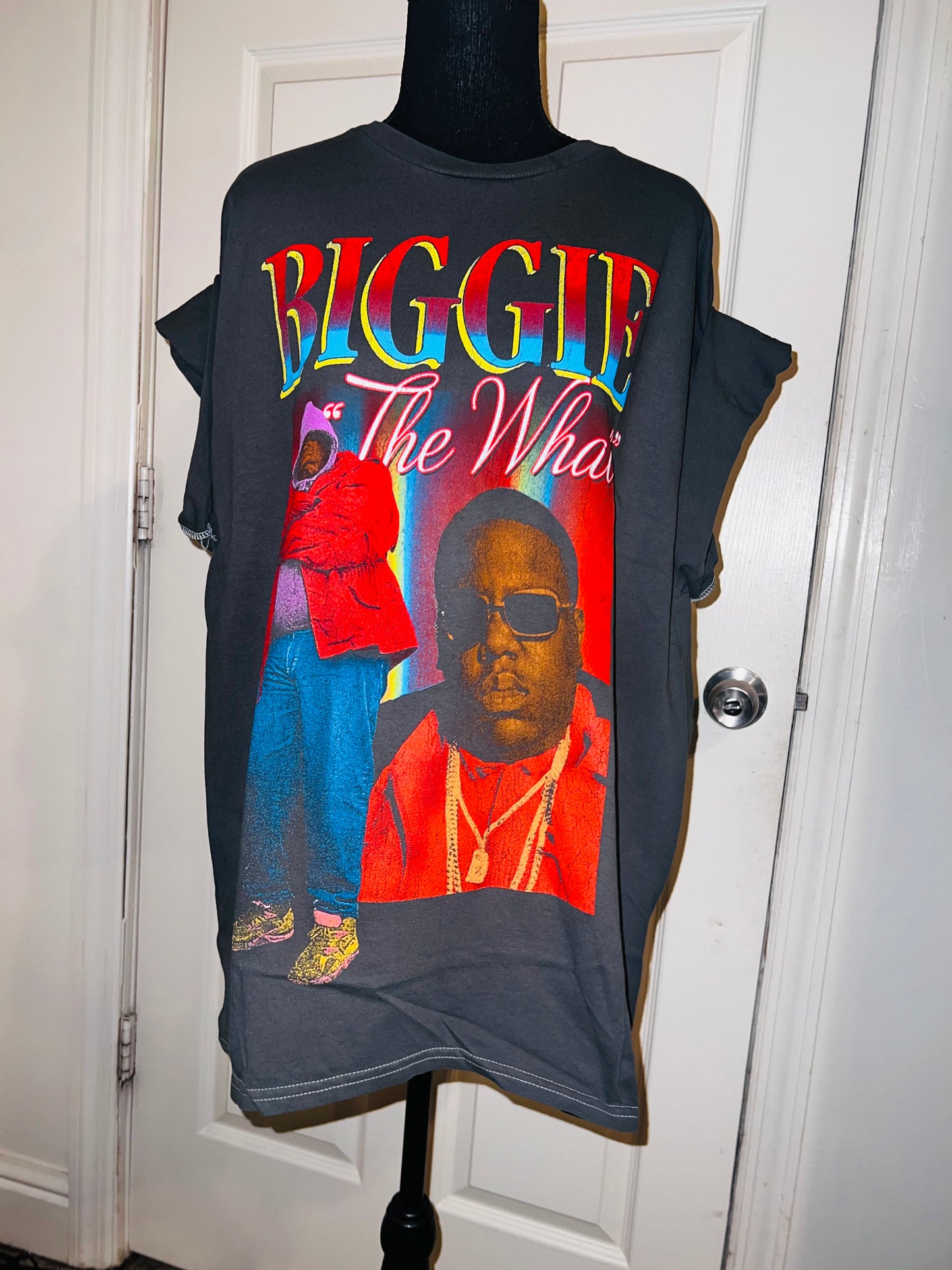 Biggie Smalls Oversized Distressed Tee
