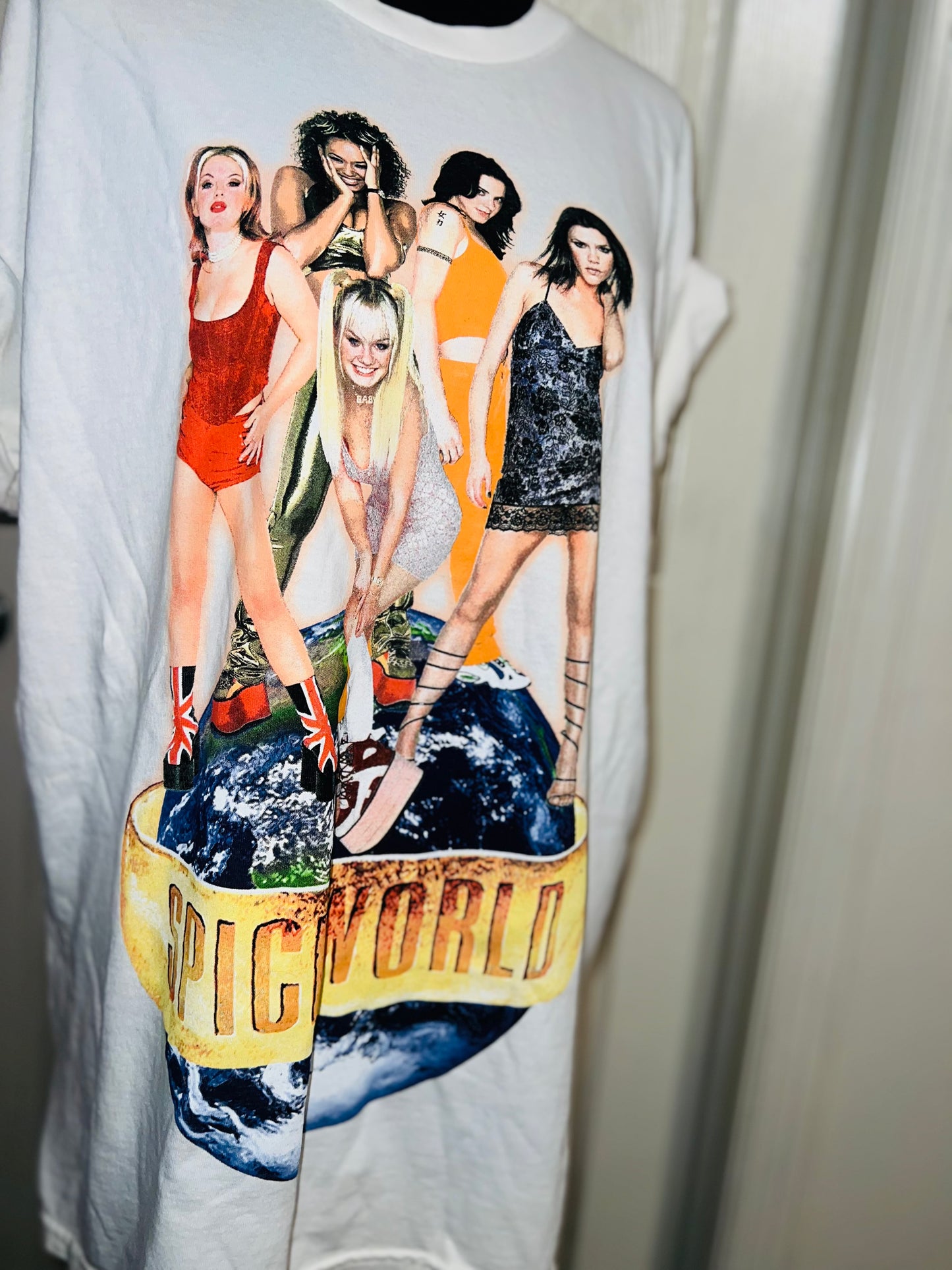 The Spice Girls “Spiceworld” Oversized Distressed Tee