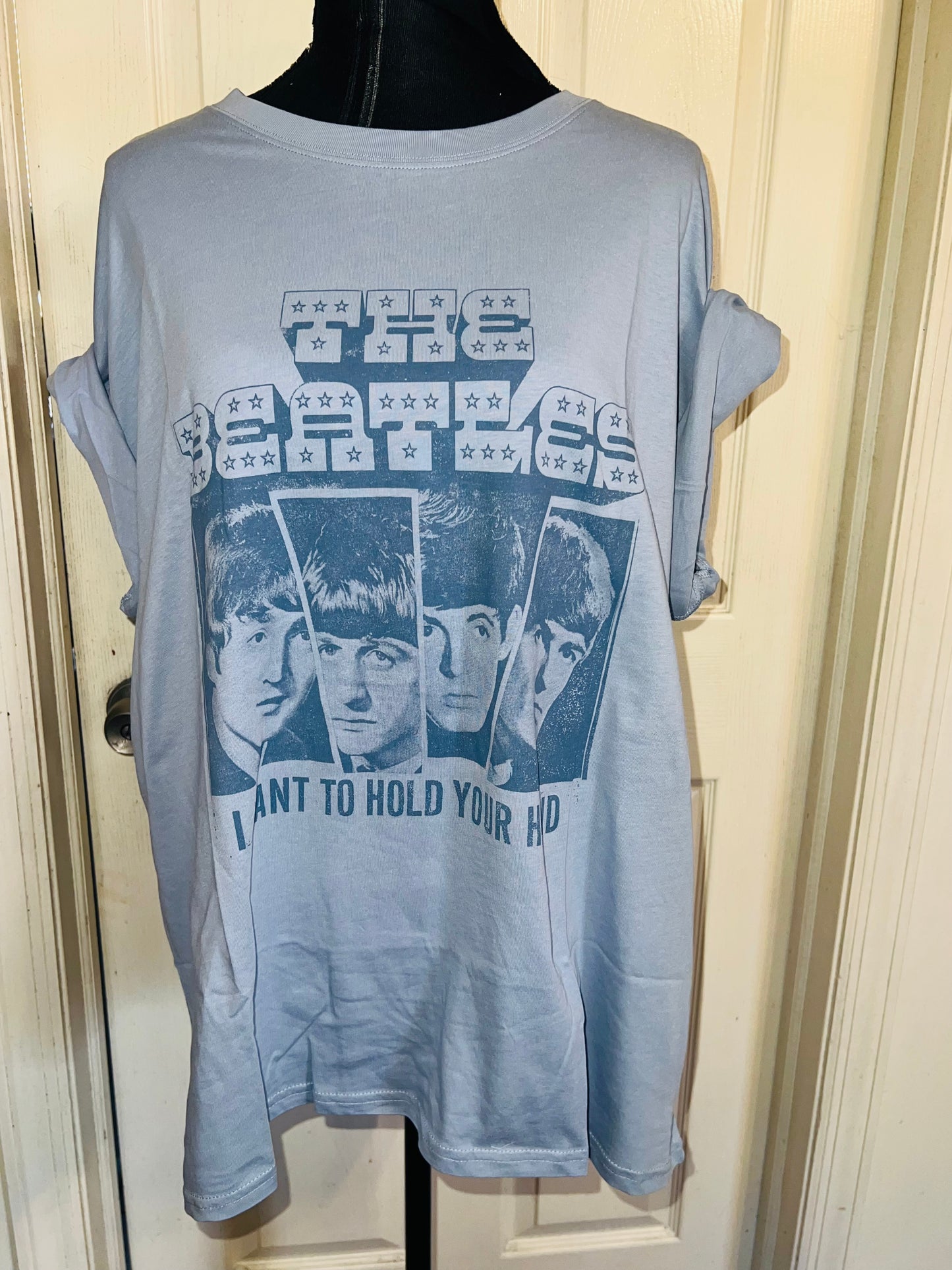 The Beatles Oversized Distressed Tee