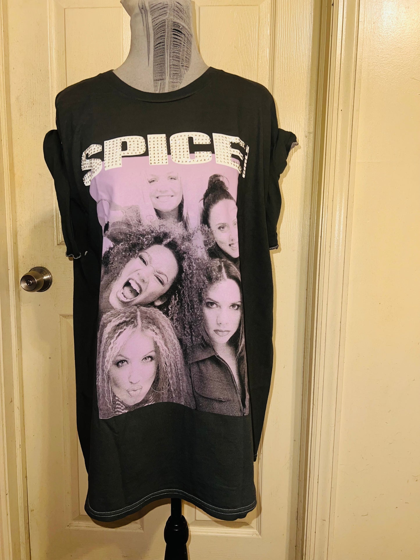 The Spice Girls Oversized Distressed Tee