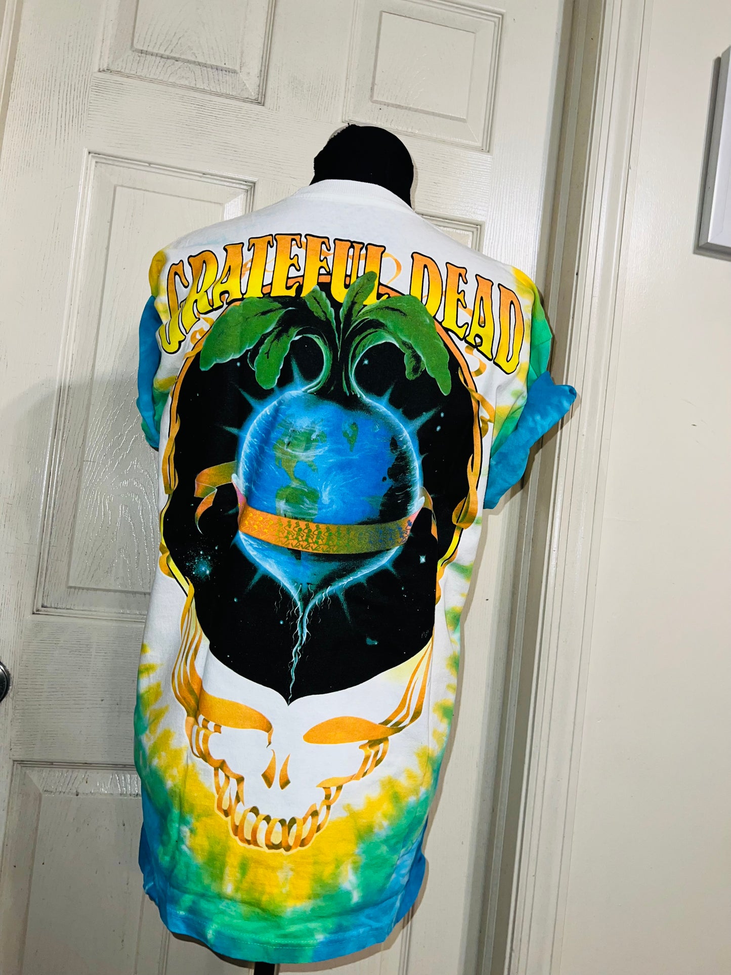 Grateful Dead Keep Green Double Sided Distressed Tee