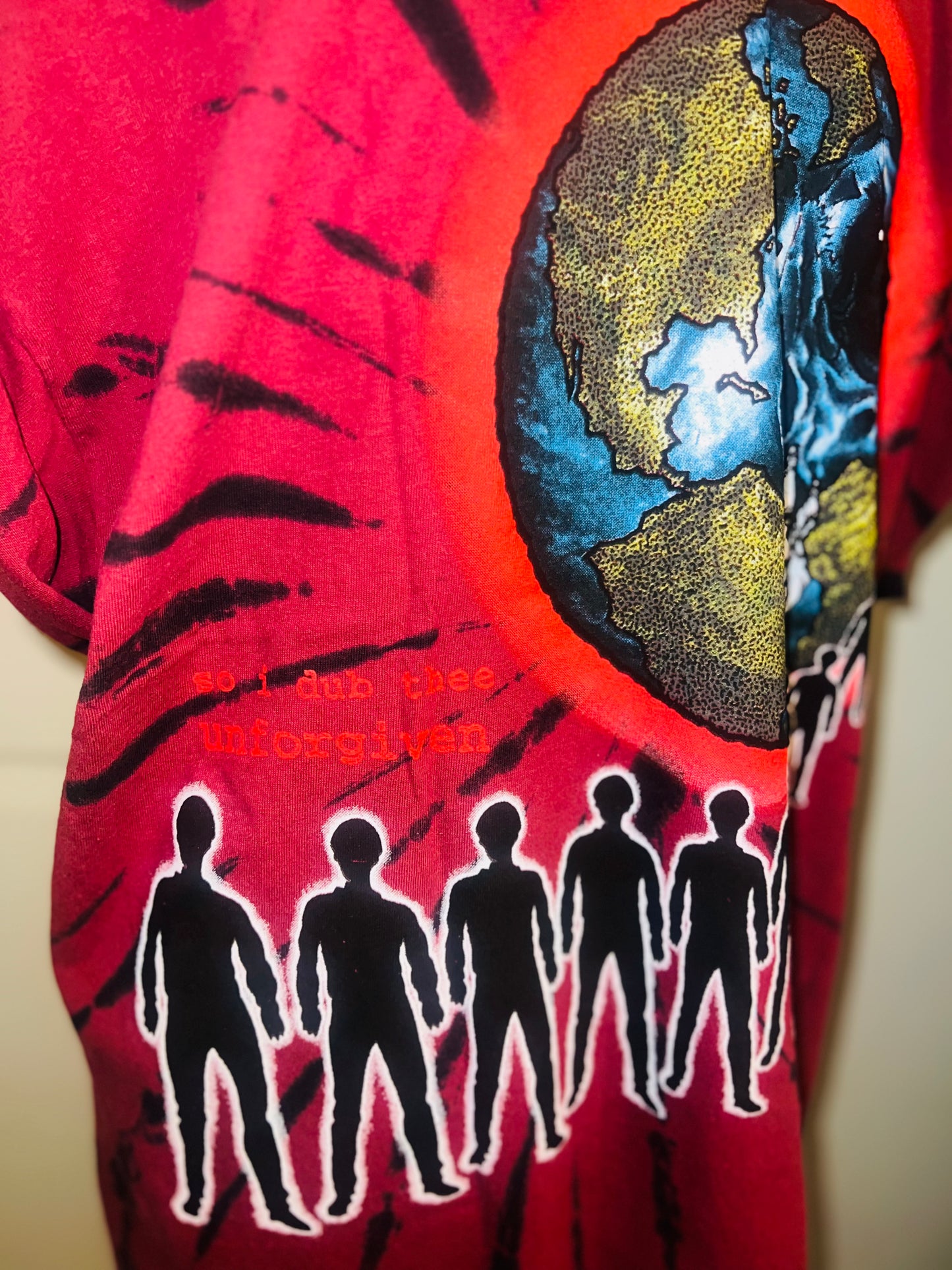 Metallica Tie Dye Double Sided Oversized Tee