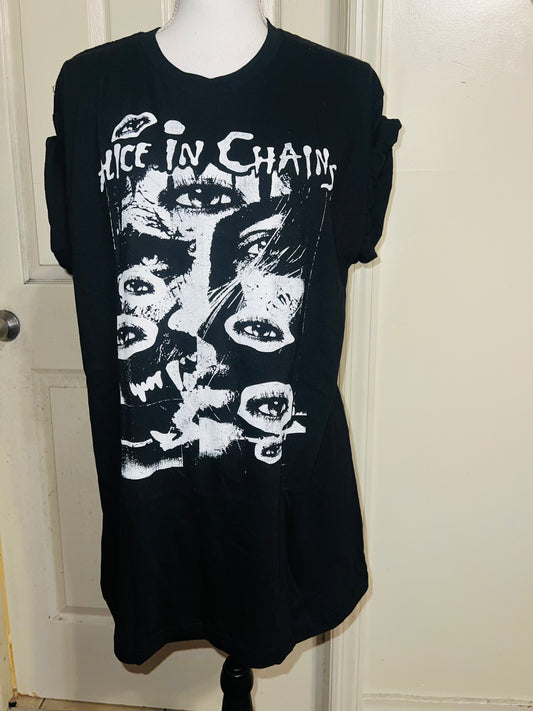 Alice In Chains Oversized Distressed Tee