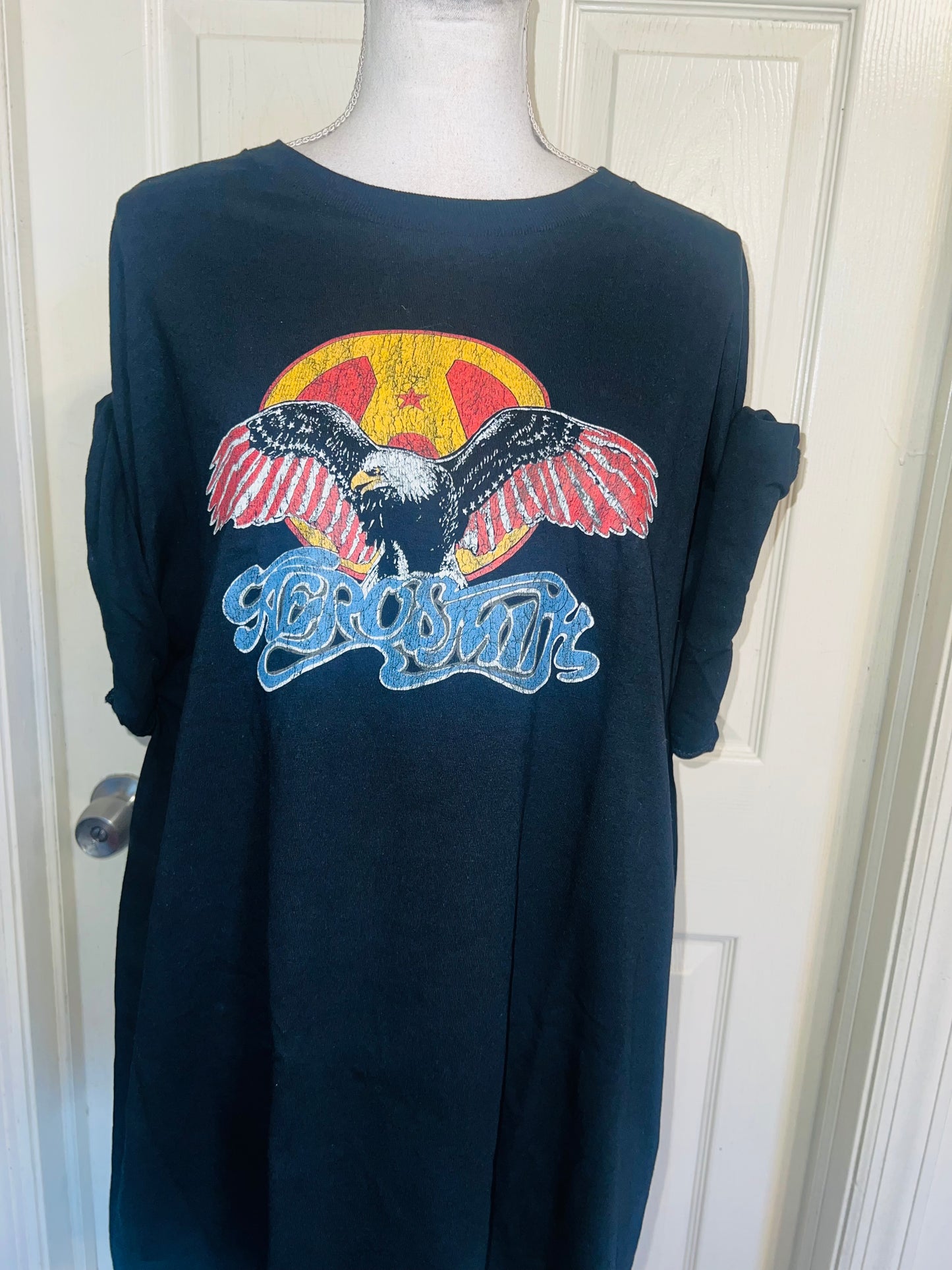 Aerosmith Oversized Distressed Tee