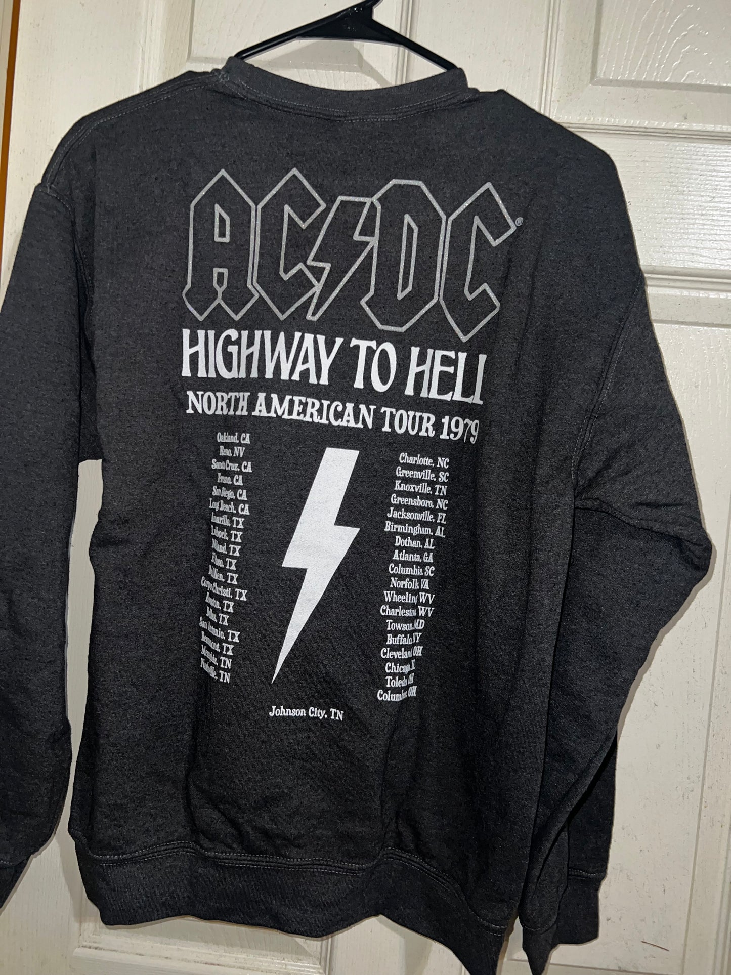AC/DC Double Sided Oversized Sweatshirt