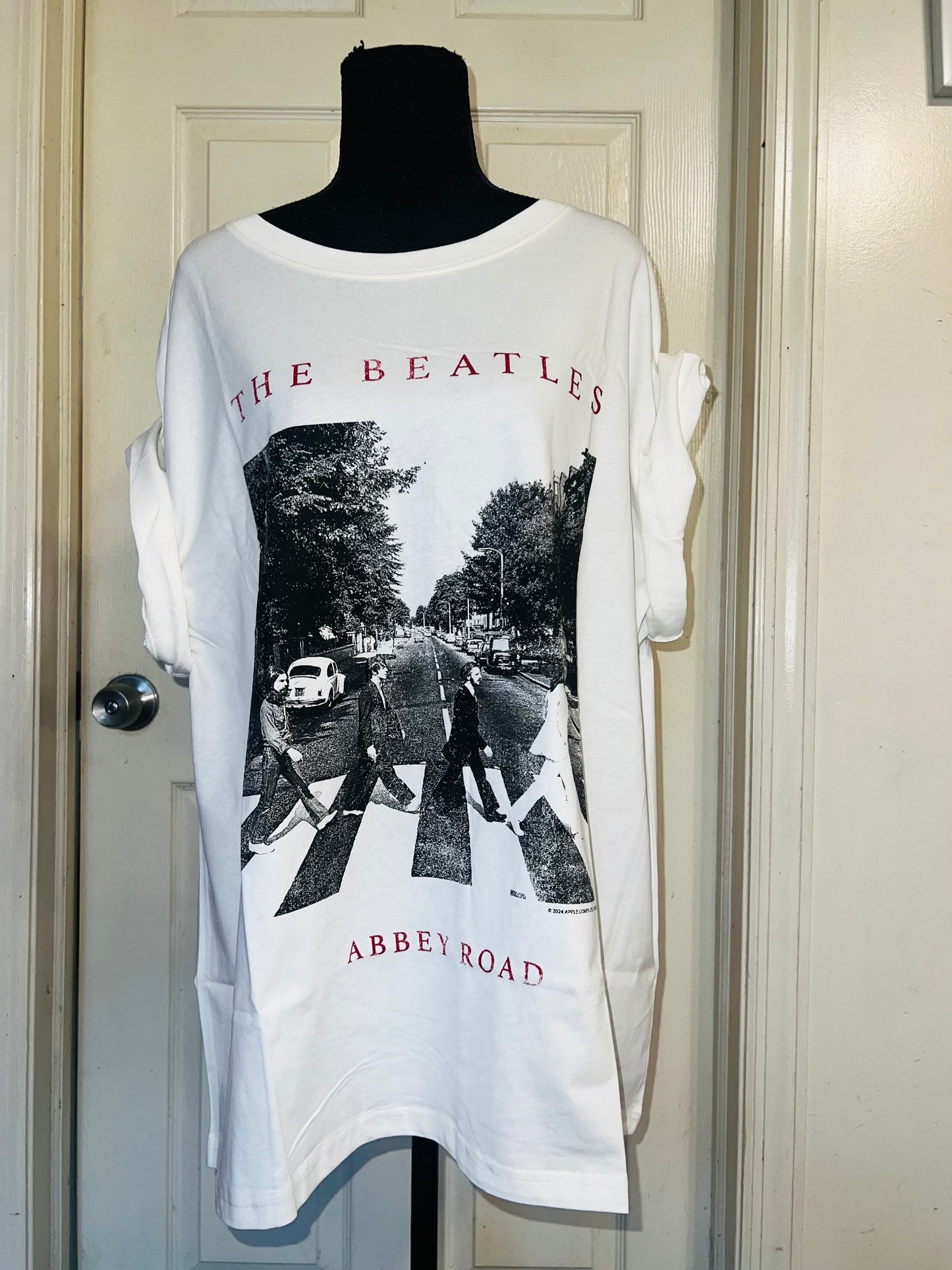 The Beatles Oversized Distressed Tee