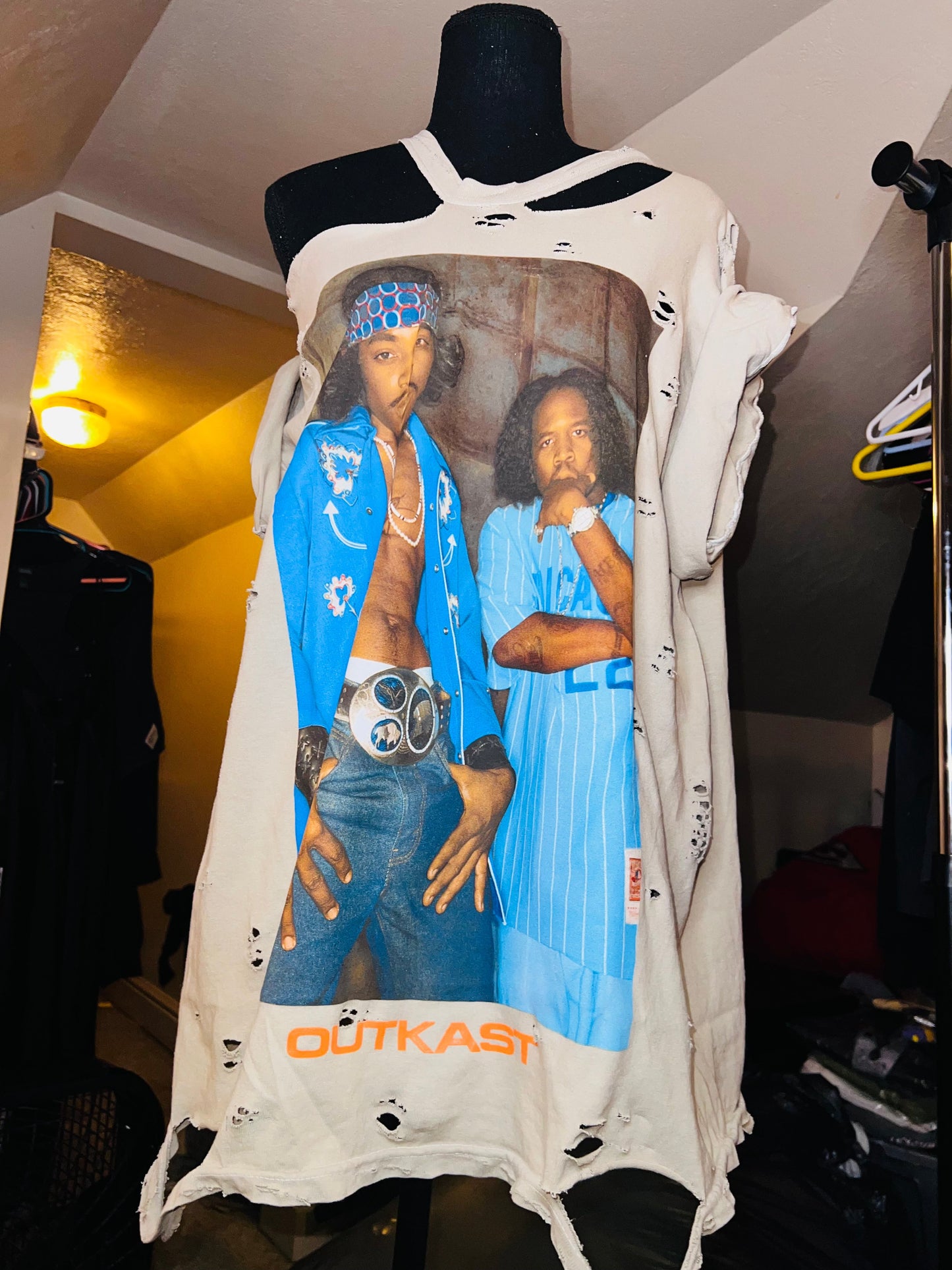 Outkast Oversized Distressed Tee