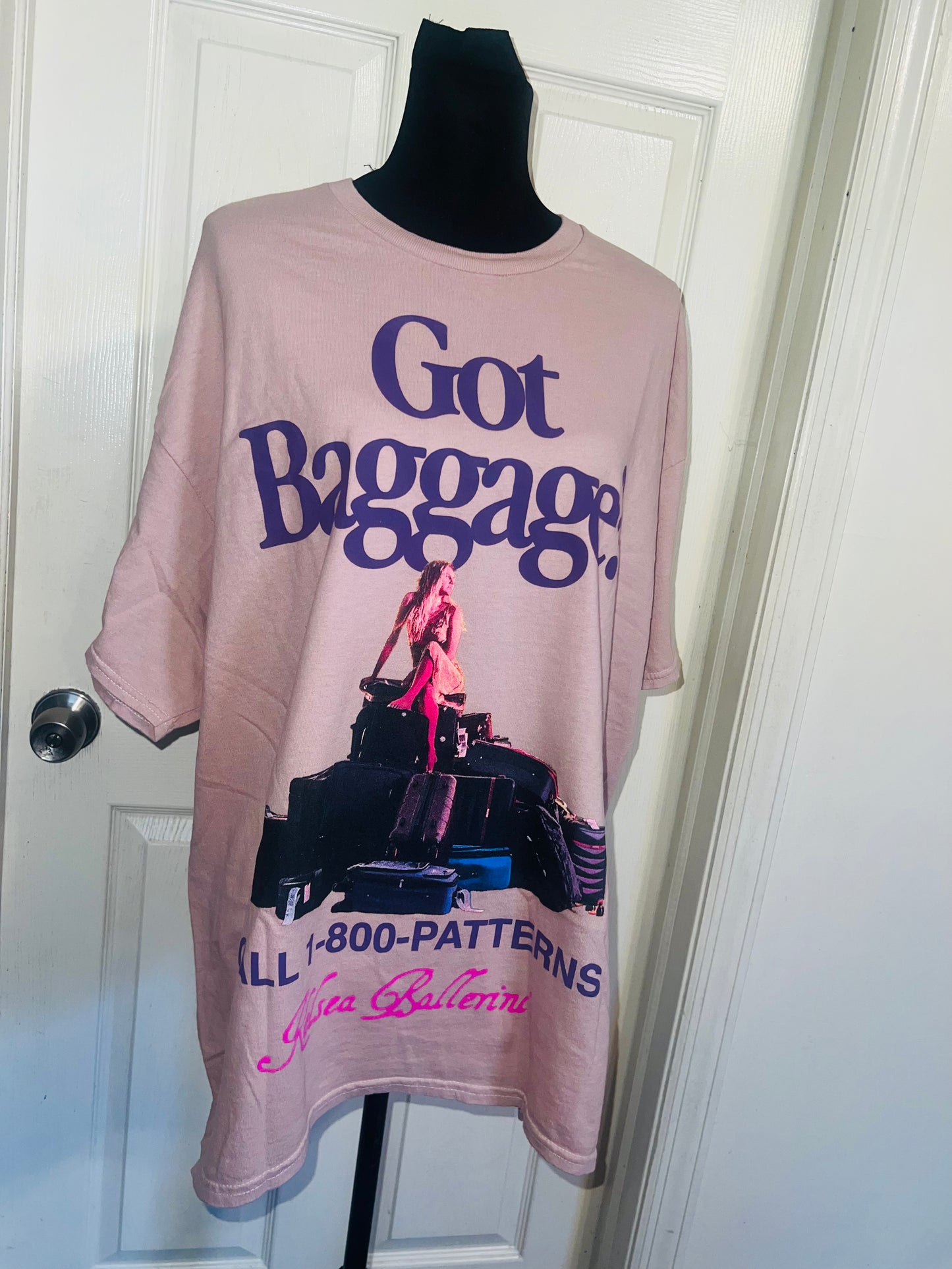 Kelsea Ballerini Oversized Distressed Tee