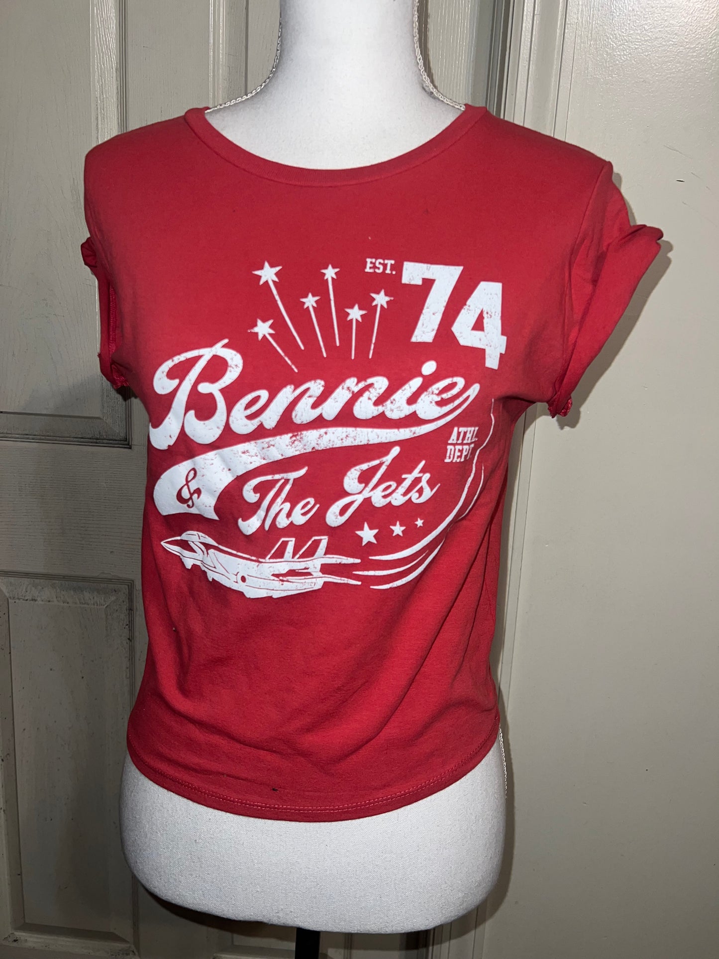 Elton John Distressed Baby Tee
