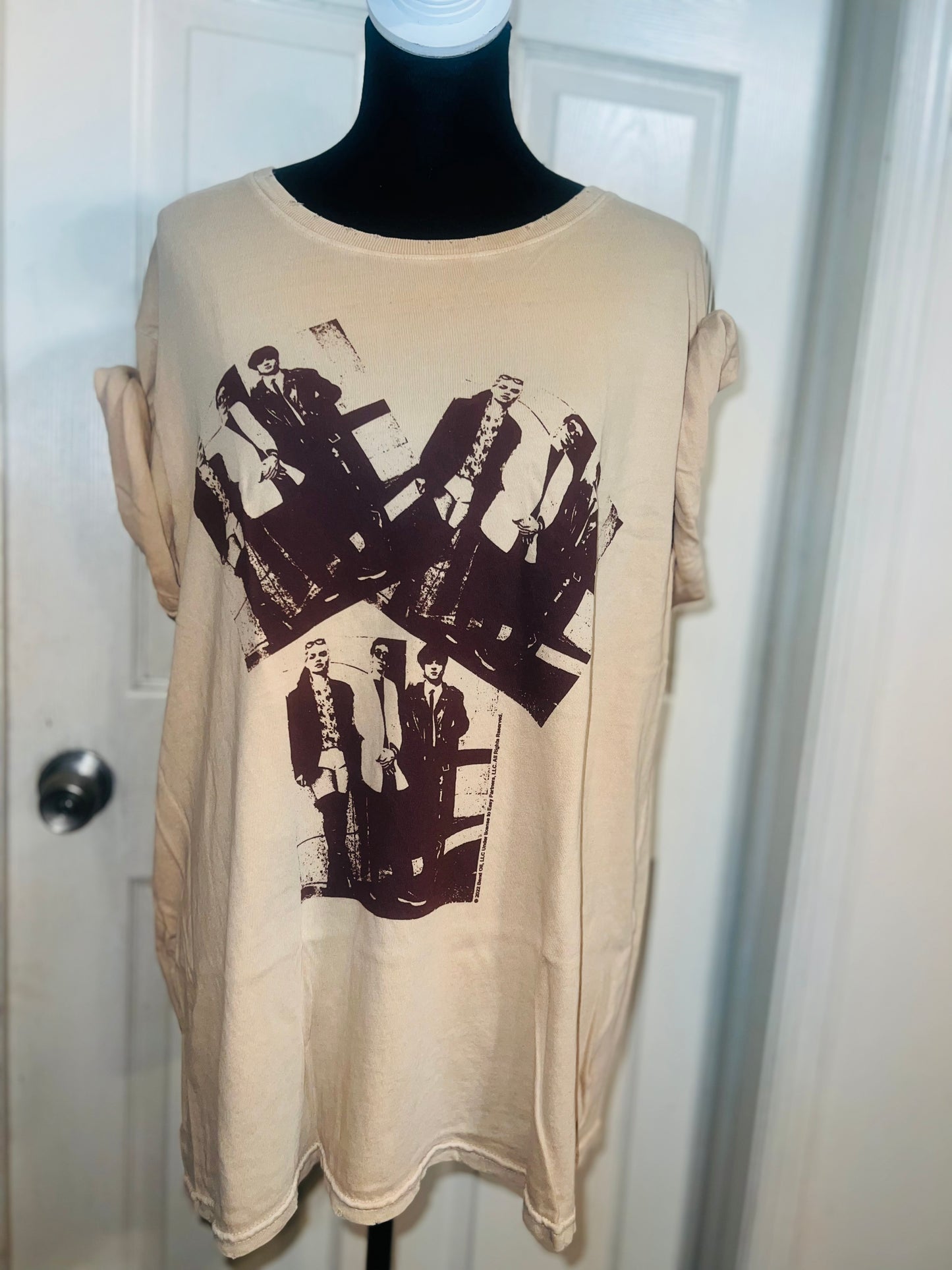 Blondie Double Sided Oversized Distressed Tee
