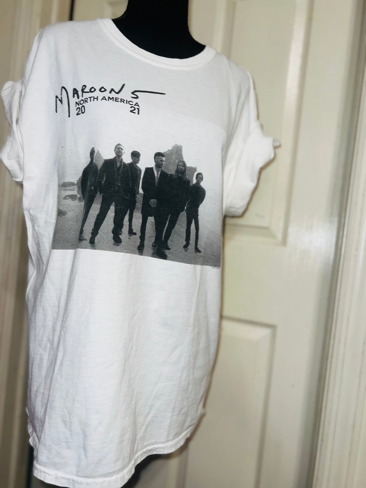 Maroon 5 Double Sided Distressed Tour Tee