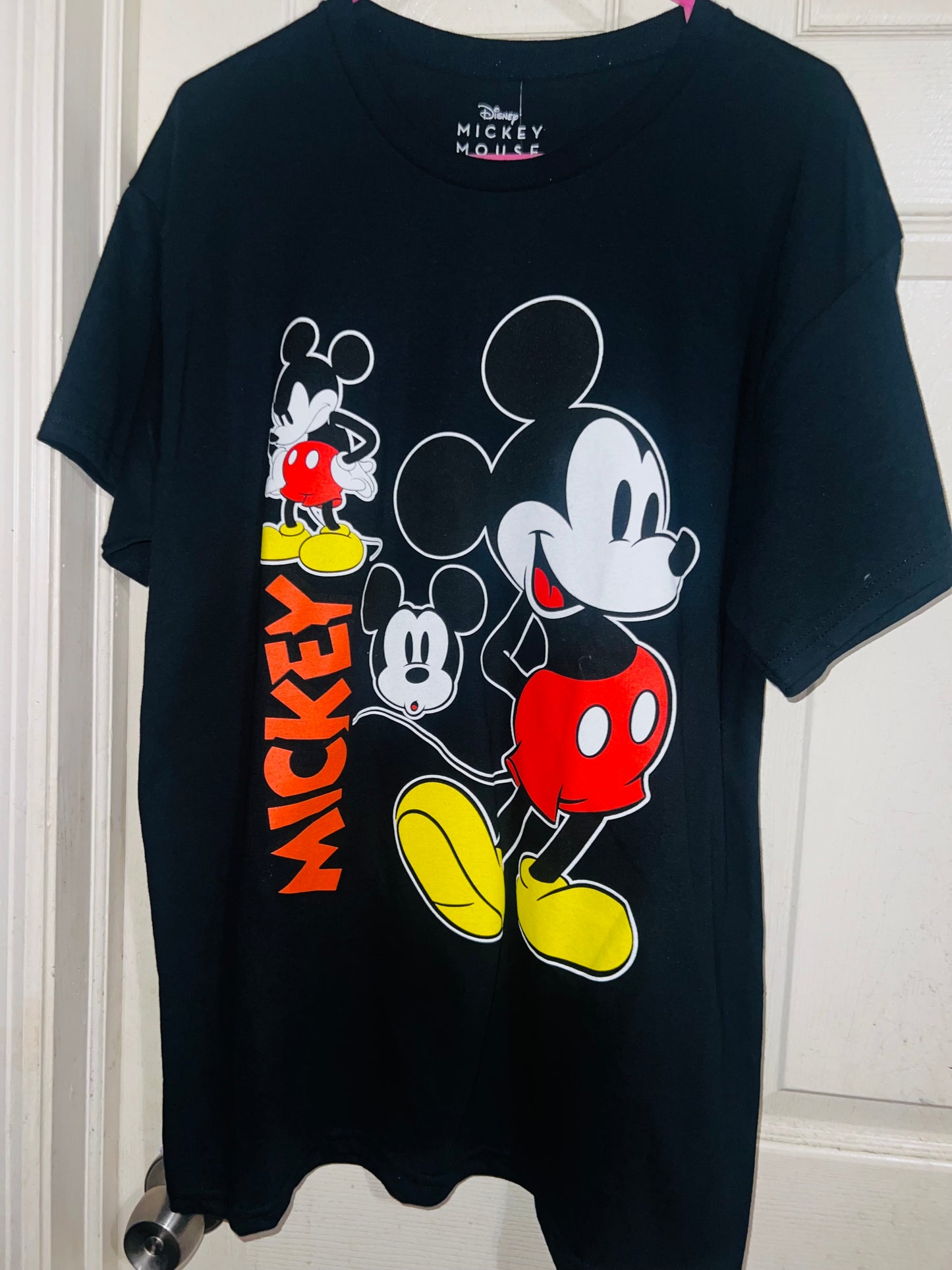 Mickey Mouse Oversized Distressed Tee