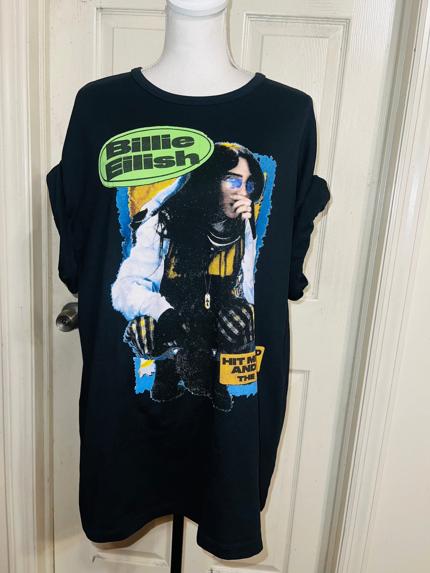 Billie Eilish Double Sided HMHAS Tour Distressed Tee