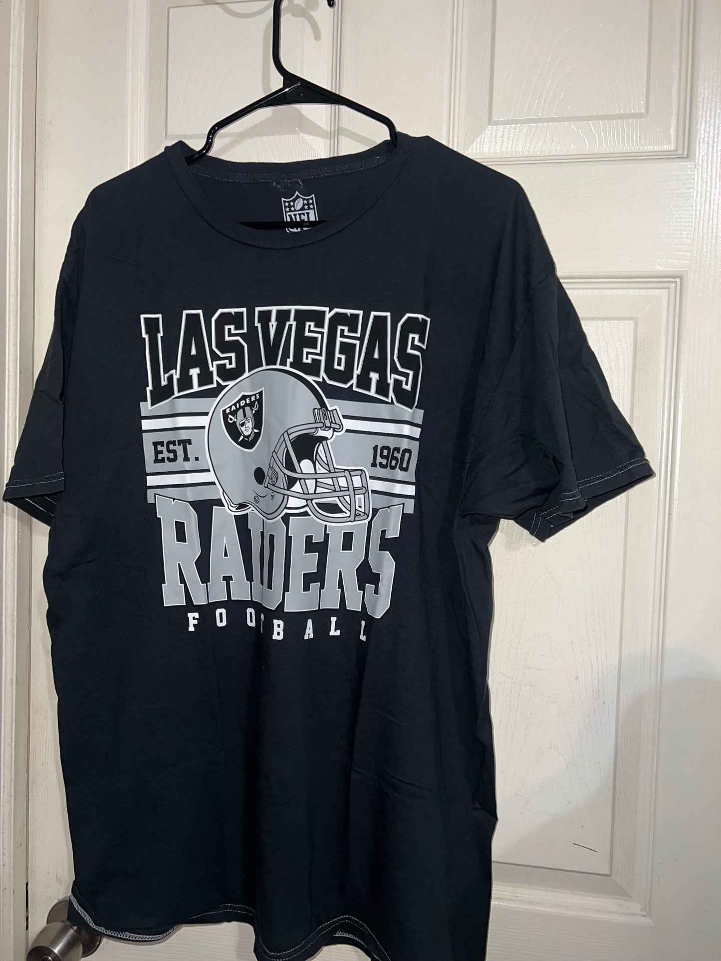 Las Vegas Raiders Oversized Distressed Tee