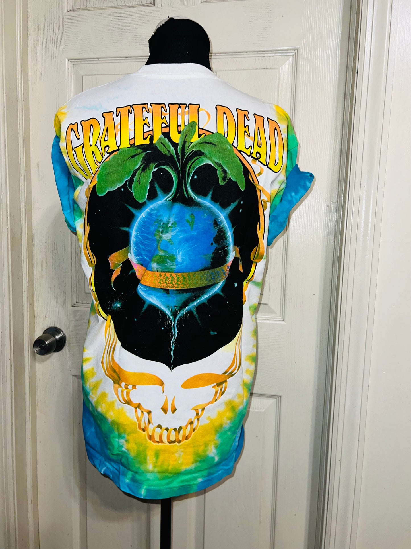 Grateful Dead Keep Green Double Sided Distressed Tee