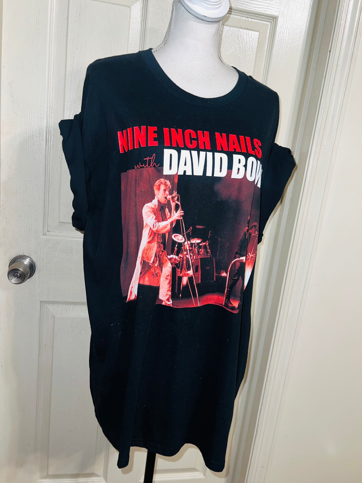 Nine Inch Nails and David Bowie Oversized Tee