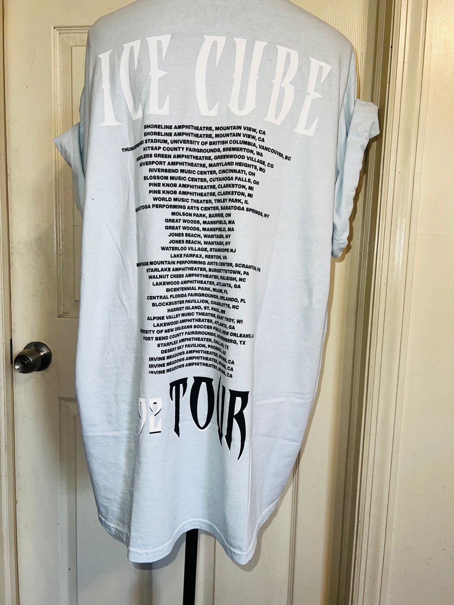 Ice Cube Double Sided Oversized Distressed Tee