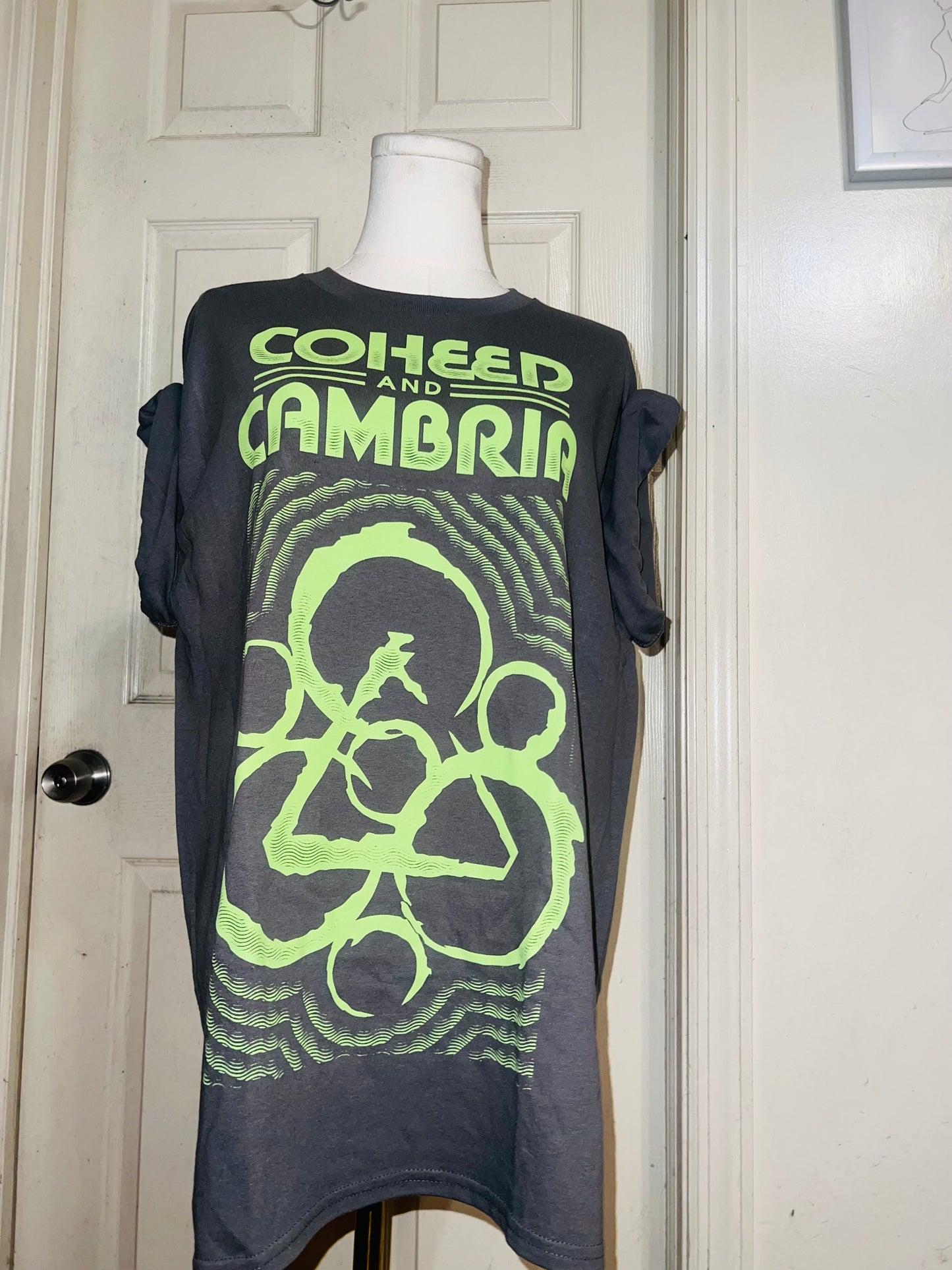 Coheed & Cambria Oversized Distressed Tee