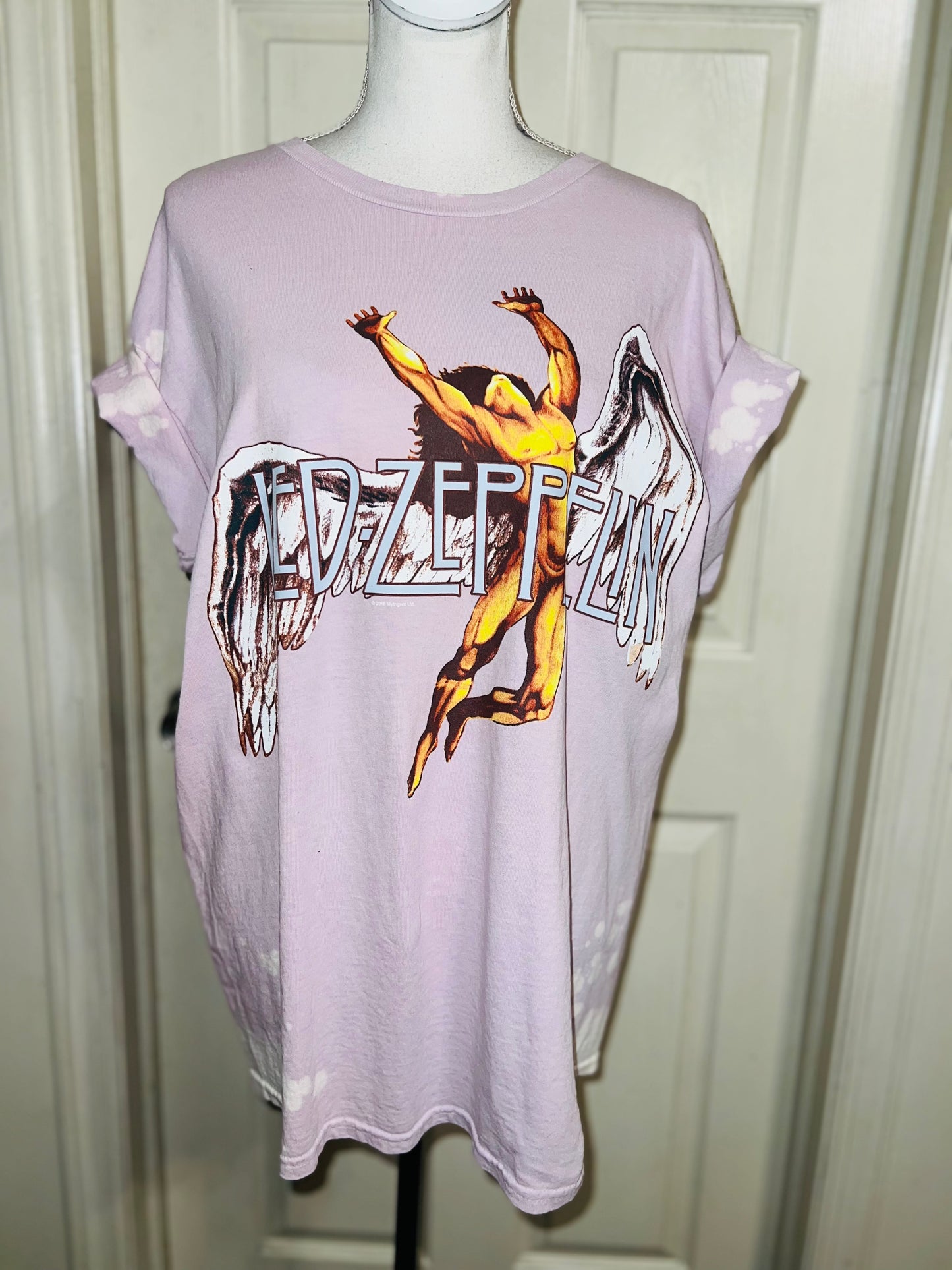 Led Zeppelin Oversized Distressed T-Shirt