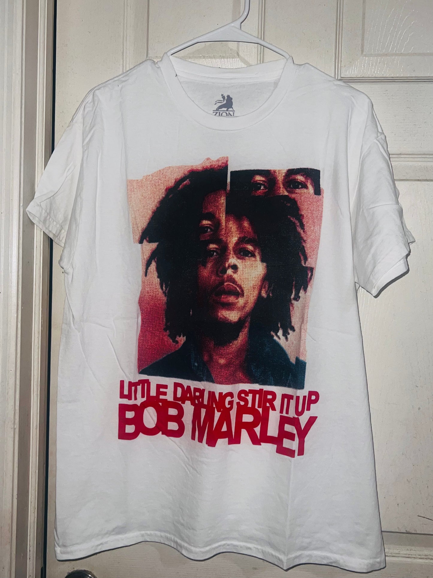 Bob Marley Oversized Distressed Tee