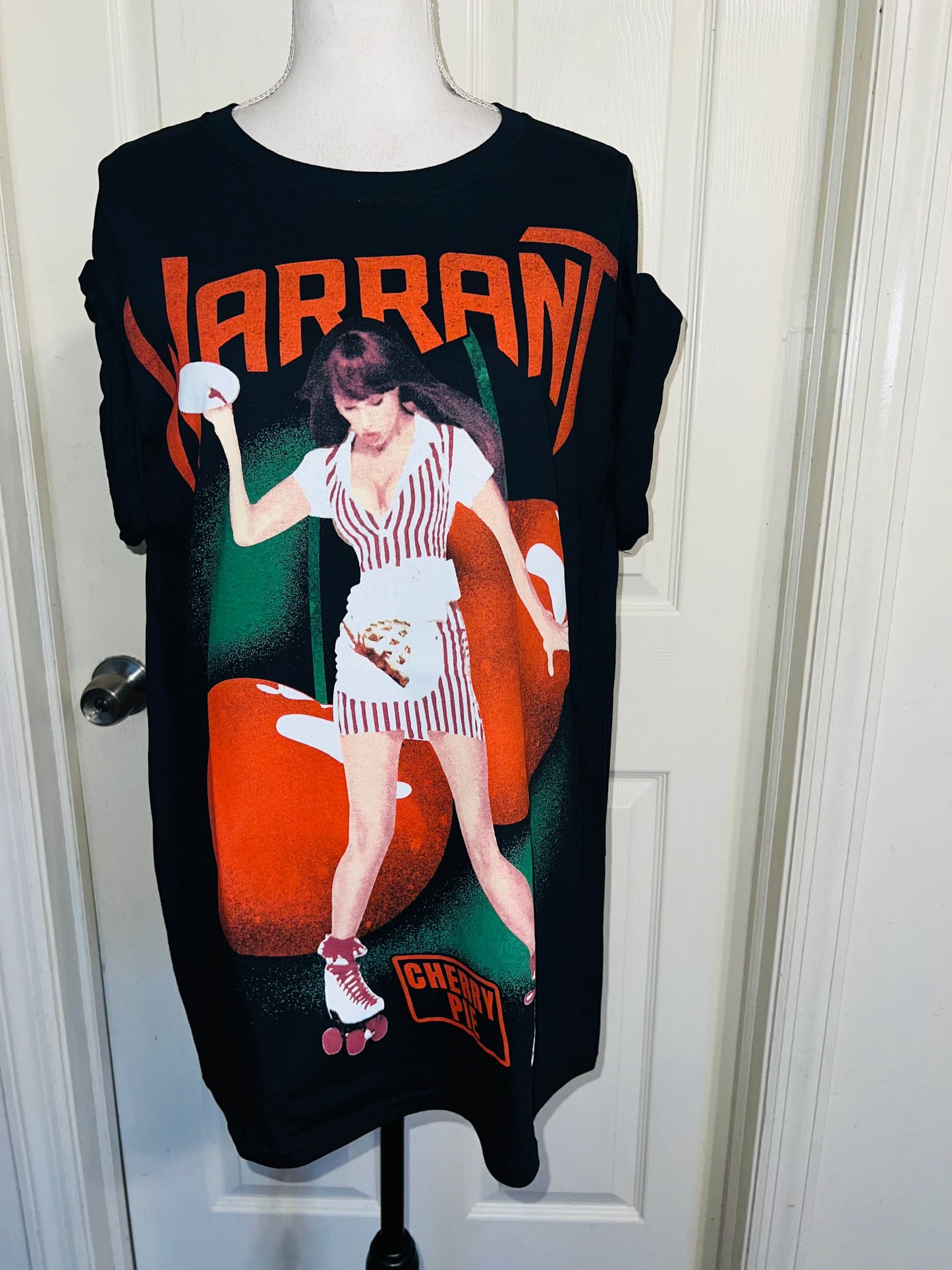 Warrant Double Sided Oversized Distressed Tee