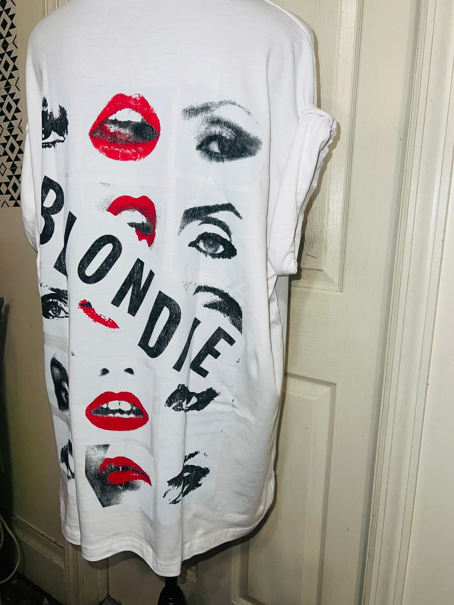 Blondie Double SIded Oversized Distressed Tee