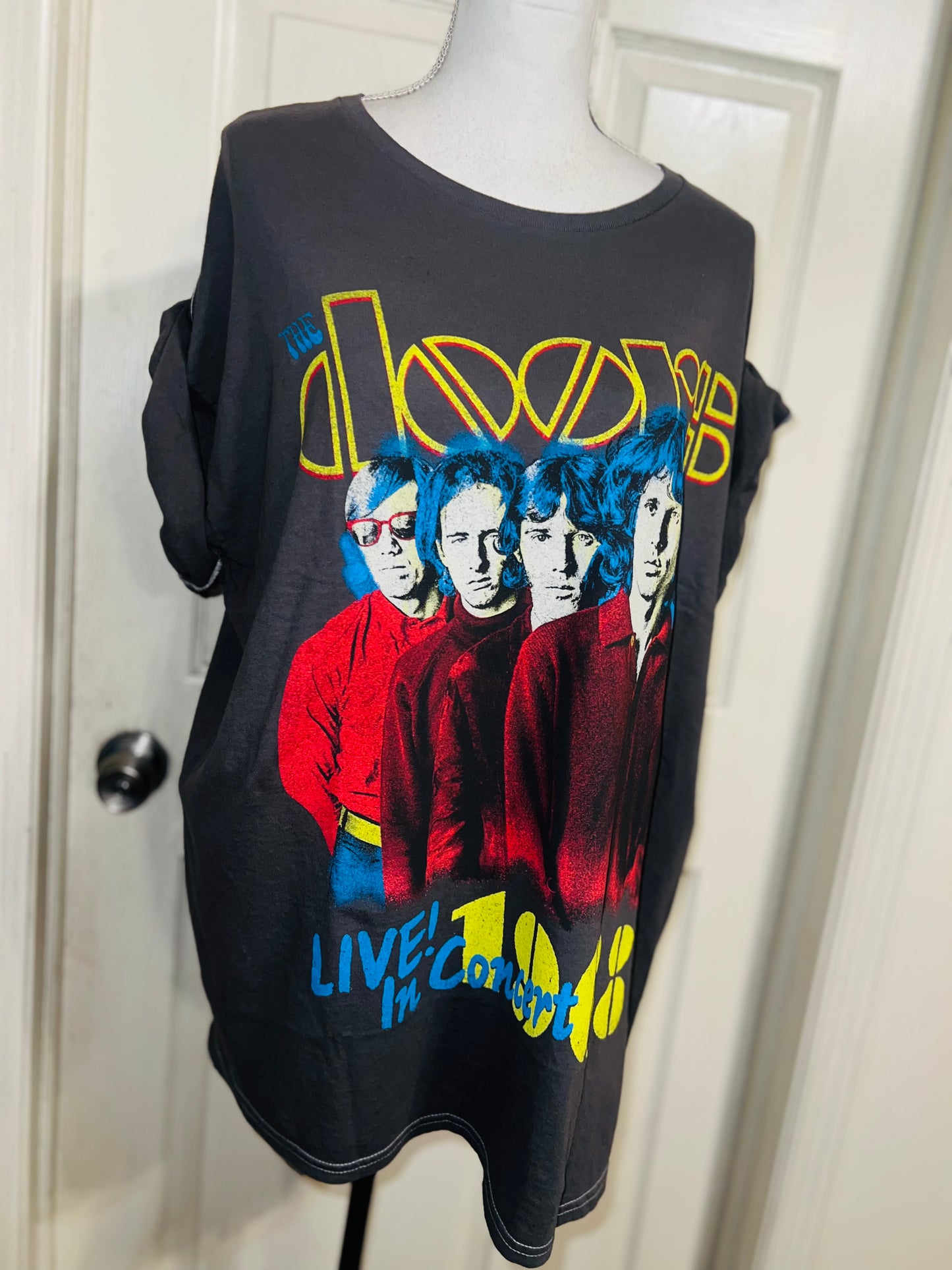 The Doors Double Sided Oversized Distressed Tee